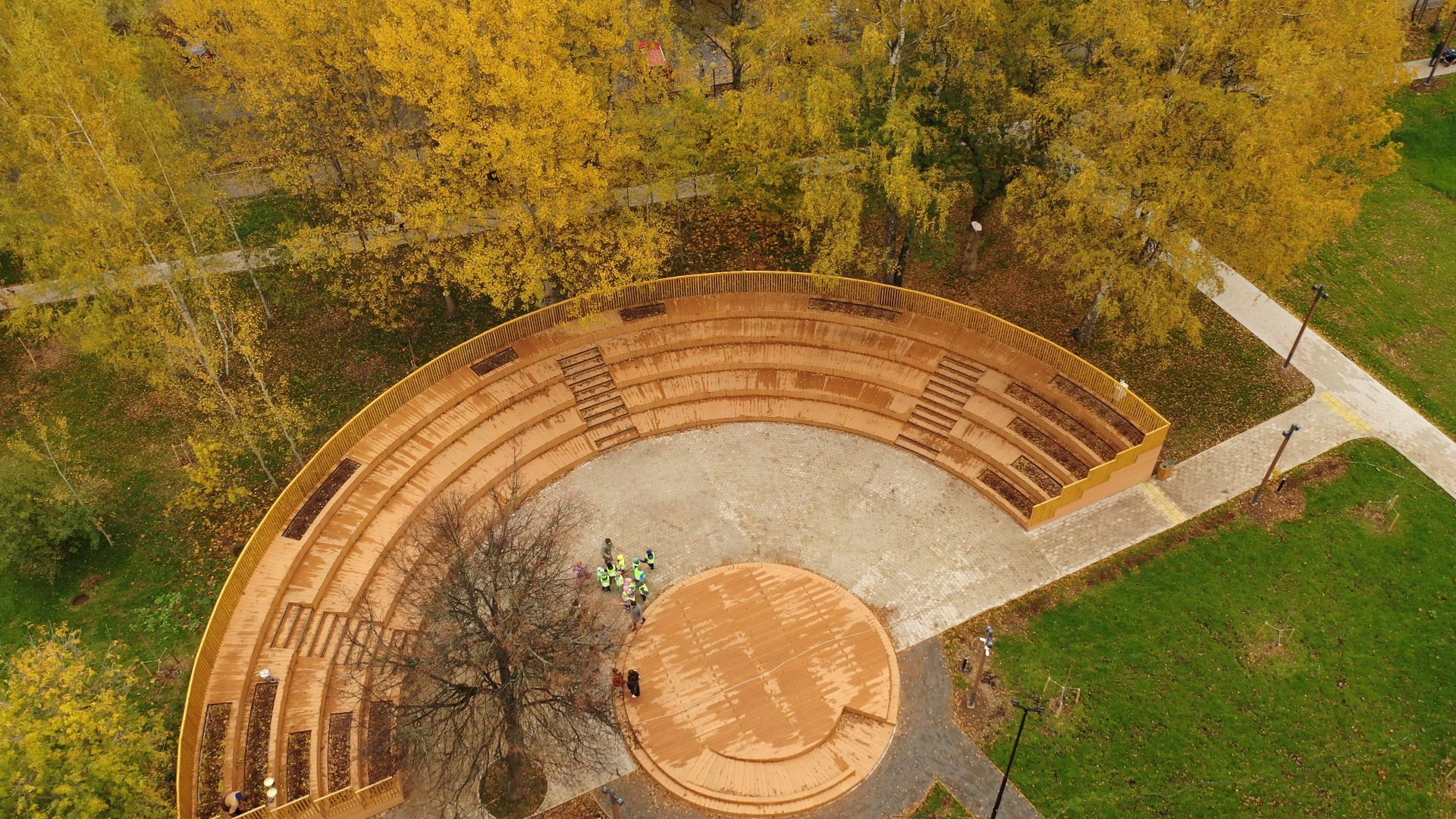 видео с коптера, краснознаменск, одинцово, парки, благоустройство,