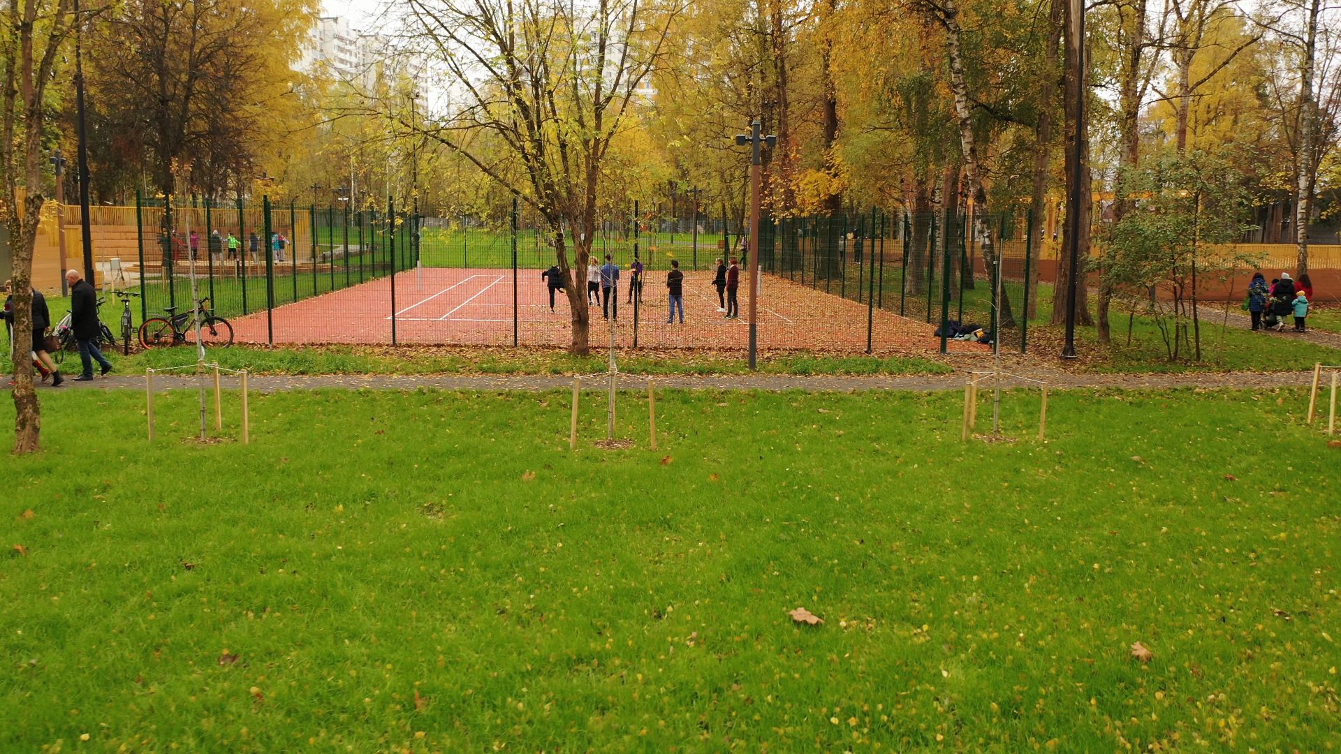 видео с коптера, краснознаменск, одинцово, парки, благоустройство,