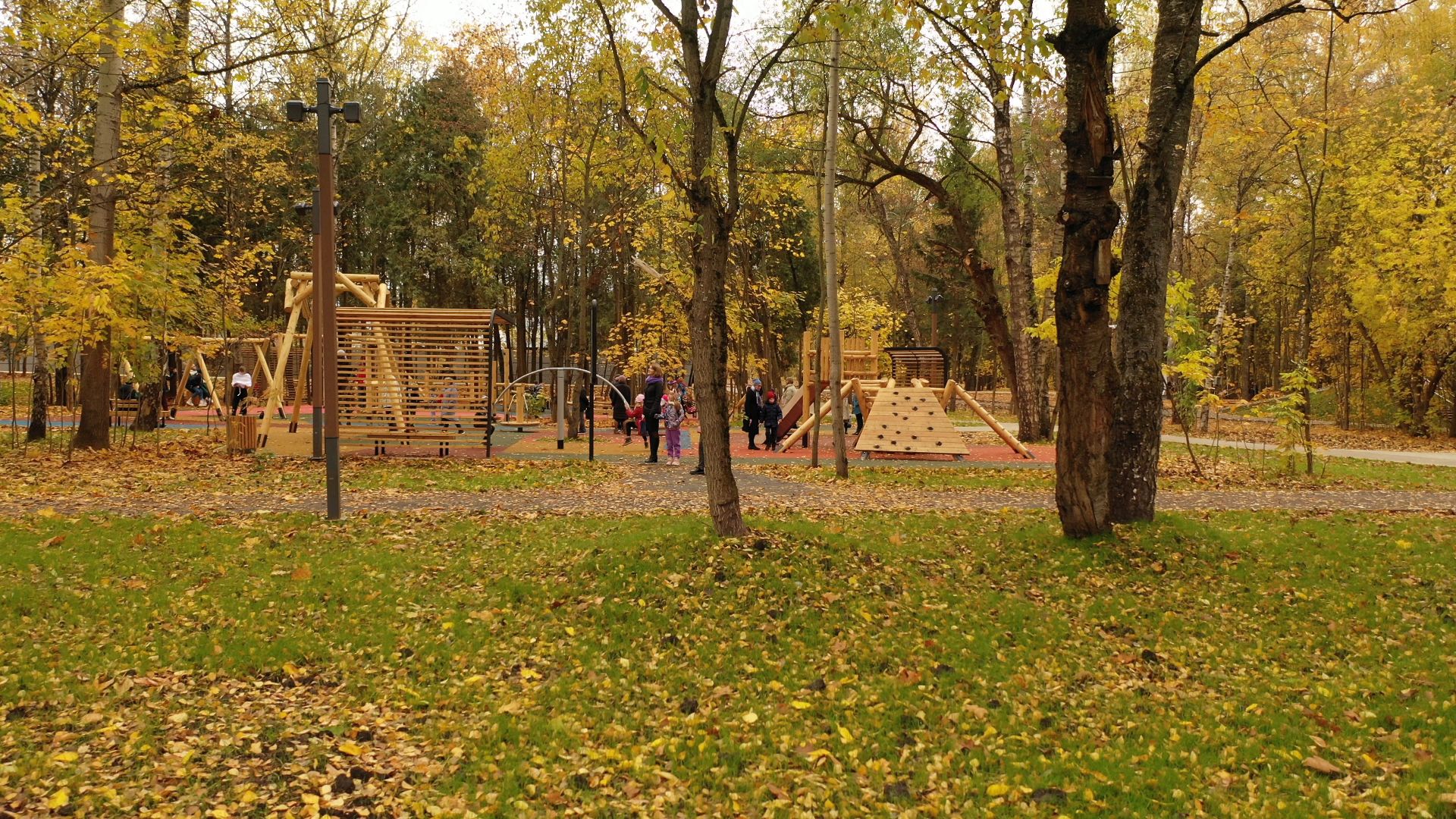 видео с коптера, краснознаменск, одинцово, парки, благоустройство,