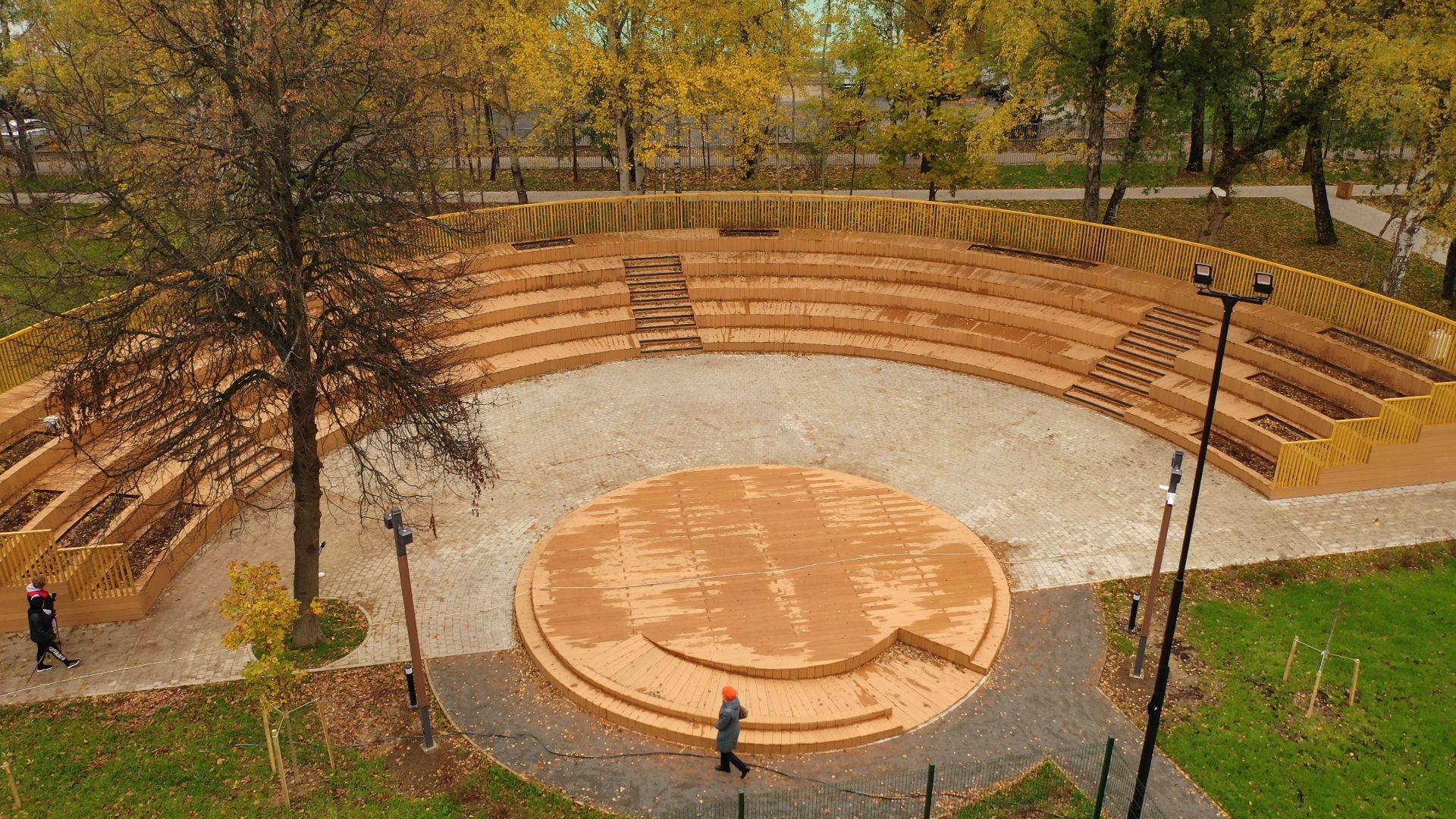 видео с коптера, краснознаменск, одинцово, парки, благоустройство,