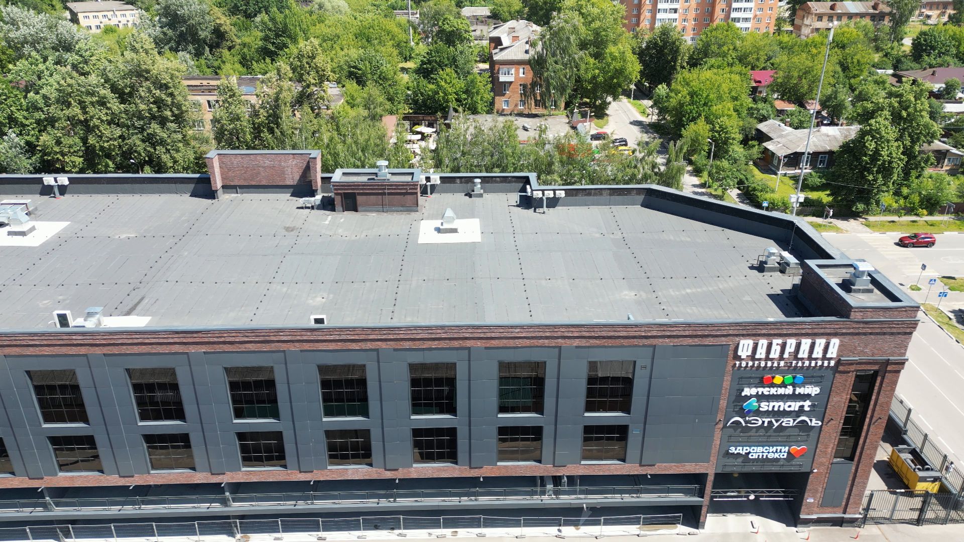 видео с коптера, павловский посад, города, архитектура,