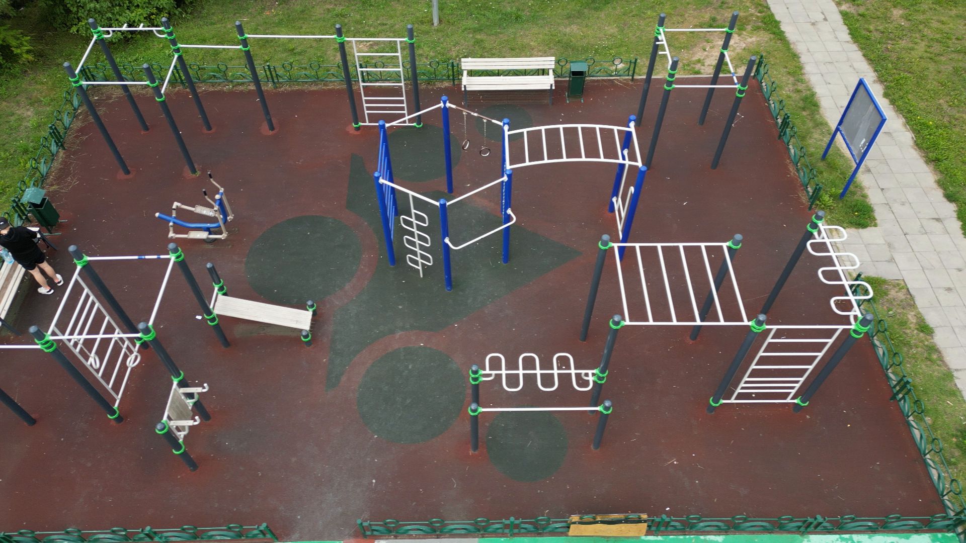 видео с коптера, черноголовка, строительство, благоустройство,