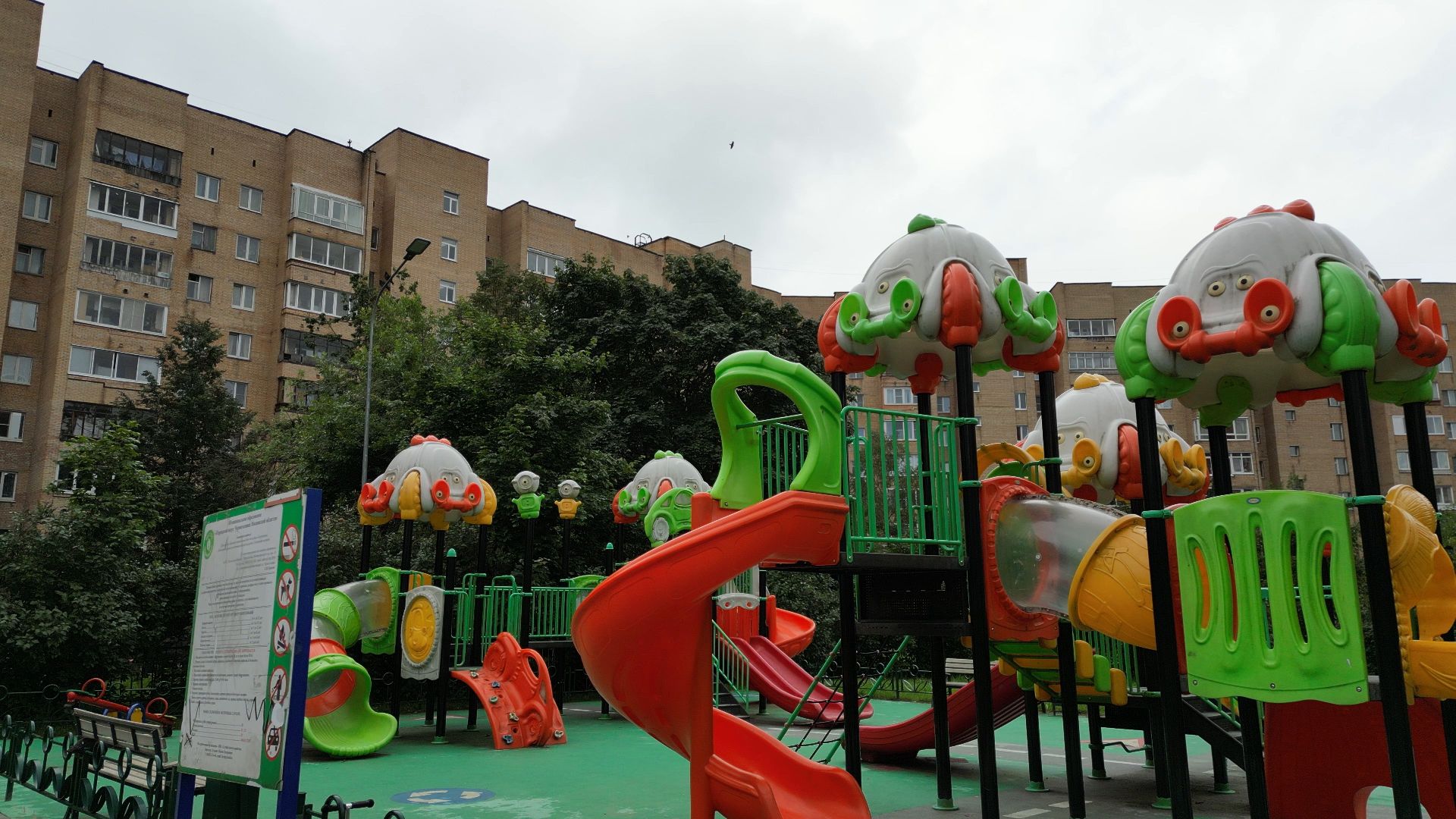 видео с коптера, черноголовка, строительство, благоустройство,