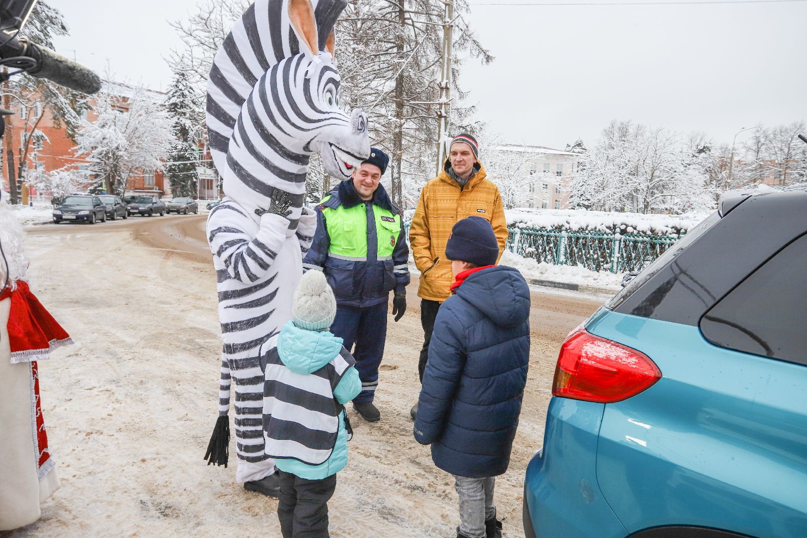 Шатура, новогодний патруль, ПДД, юные инспекторы движения,