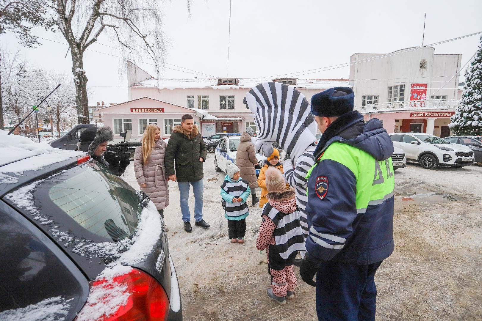 Шатура, новогодний патруль, ПДД, юные инспекторы движения,
