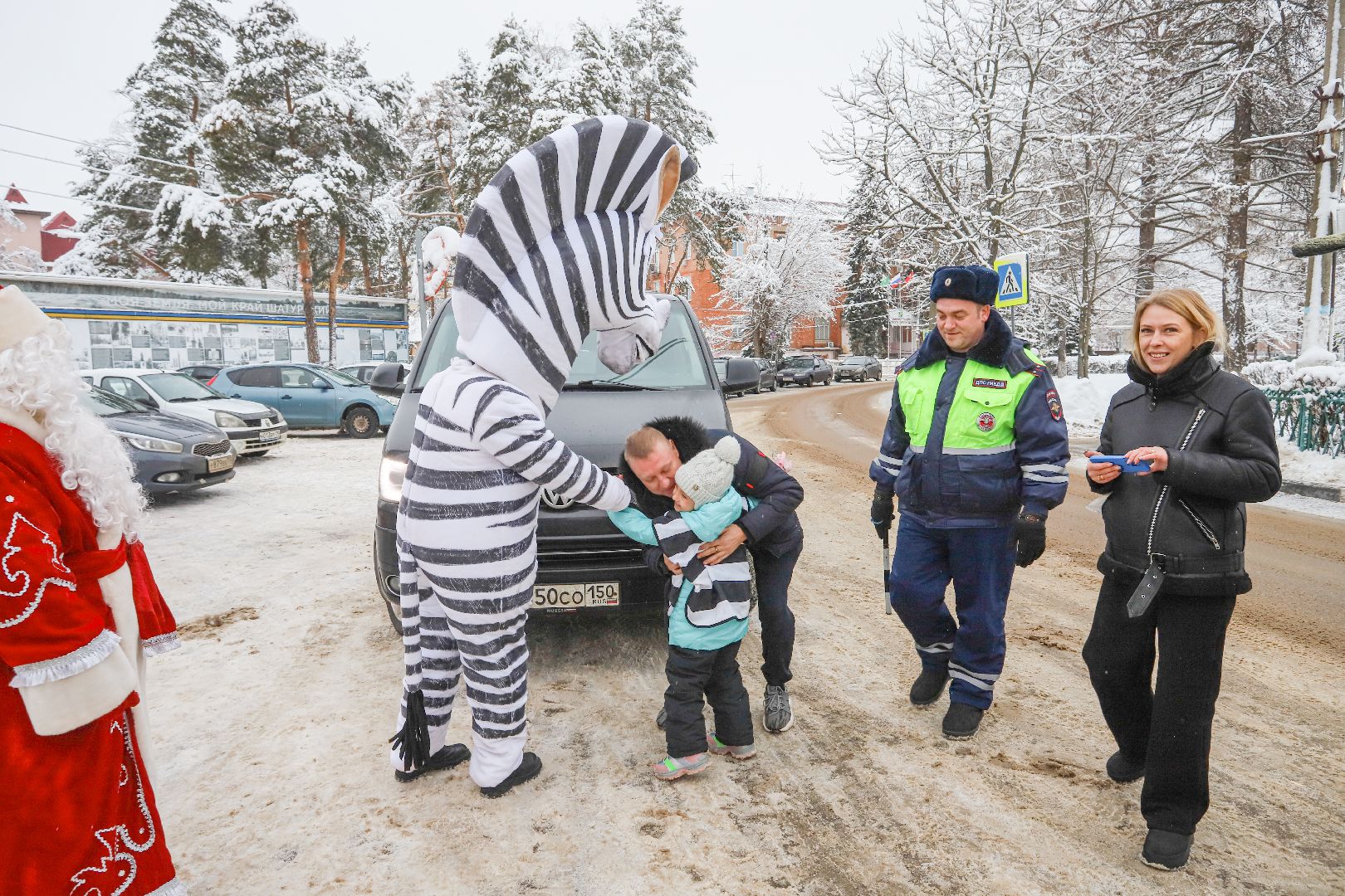 Шатура, новогодний патруль, ПДД, юные инспекторы движения,