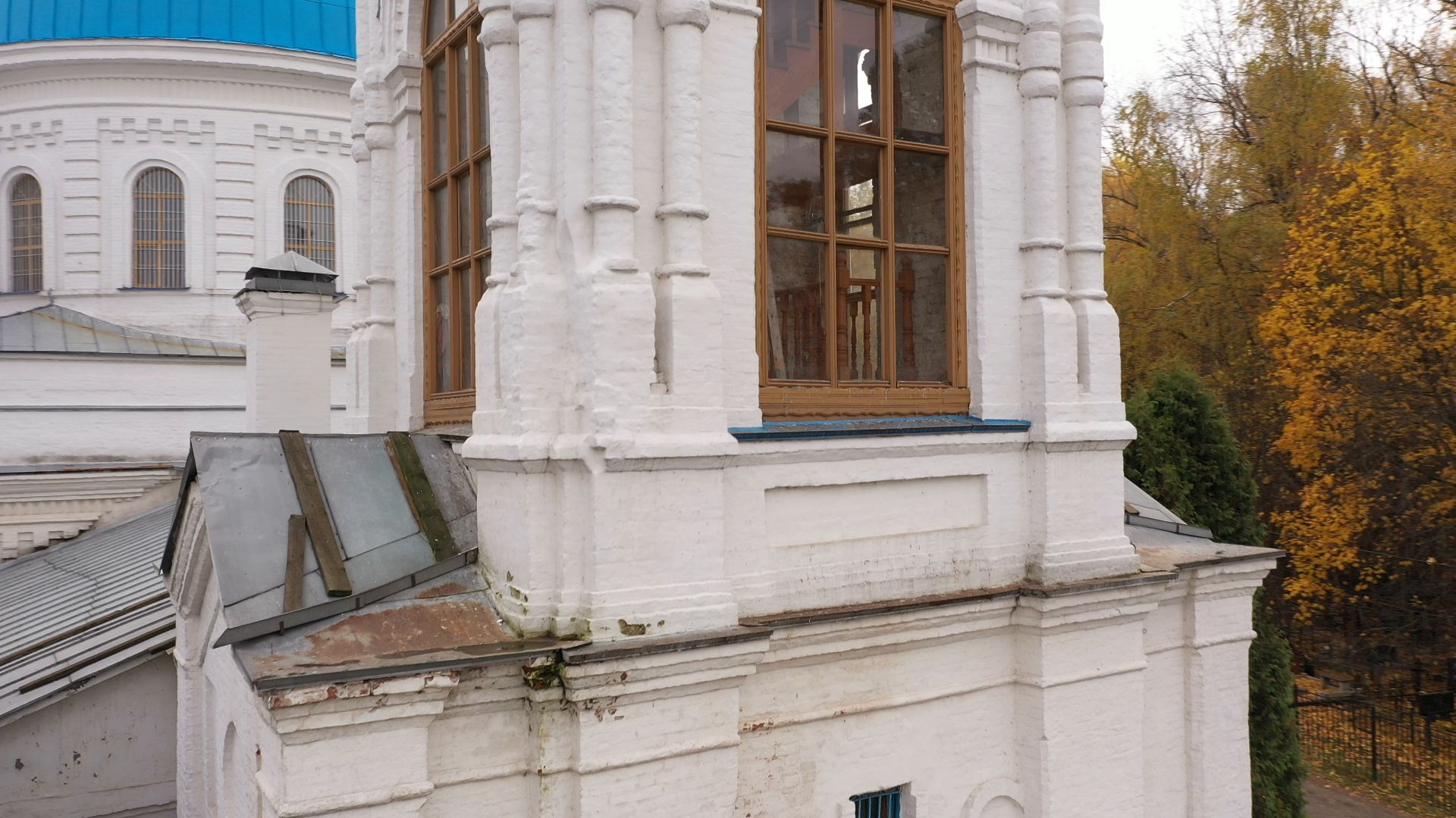 видео с коптера, балашиха, храм, архитектура,