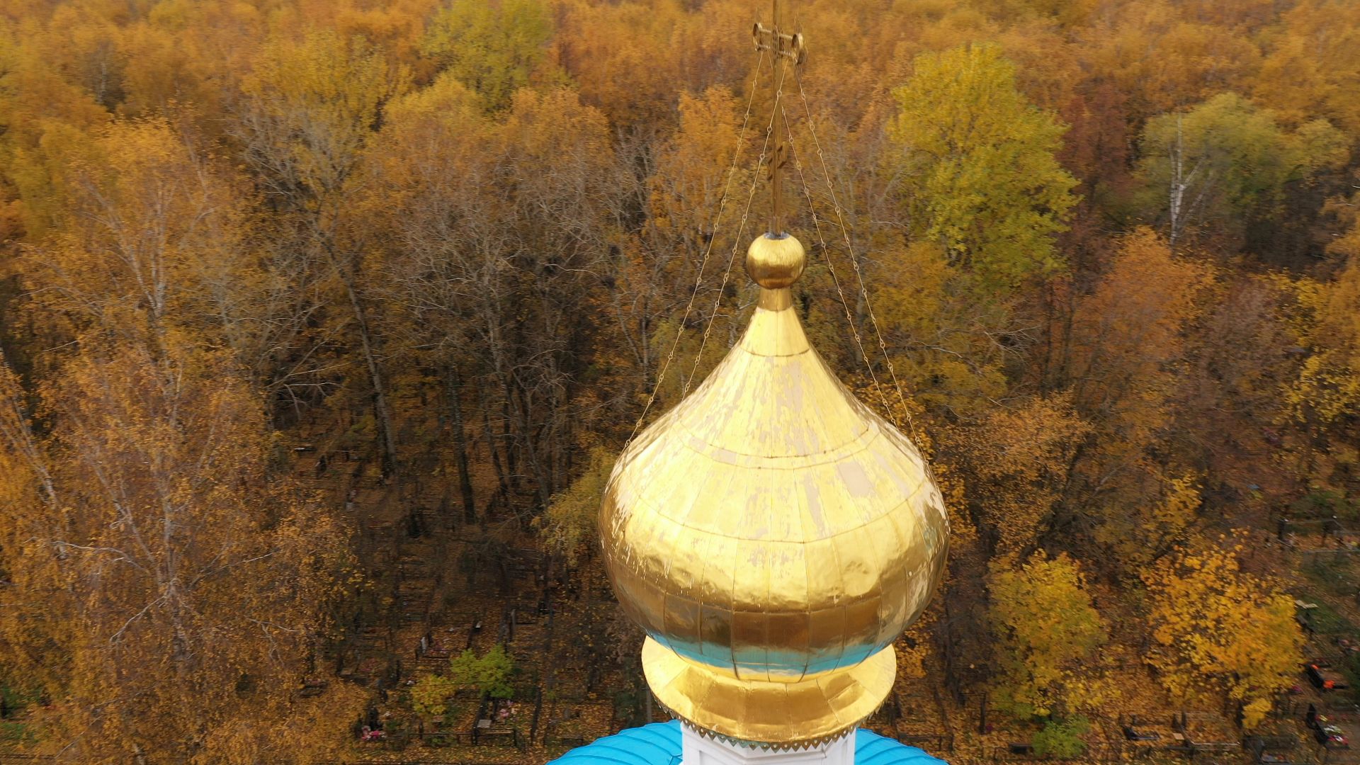 видео с коптера, балашиха, храм, архитектура,