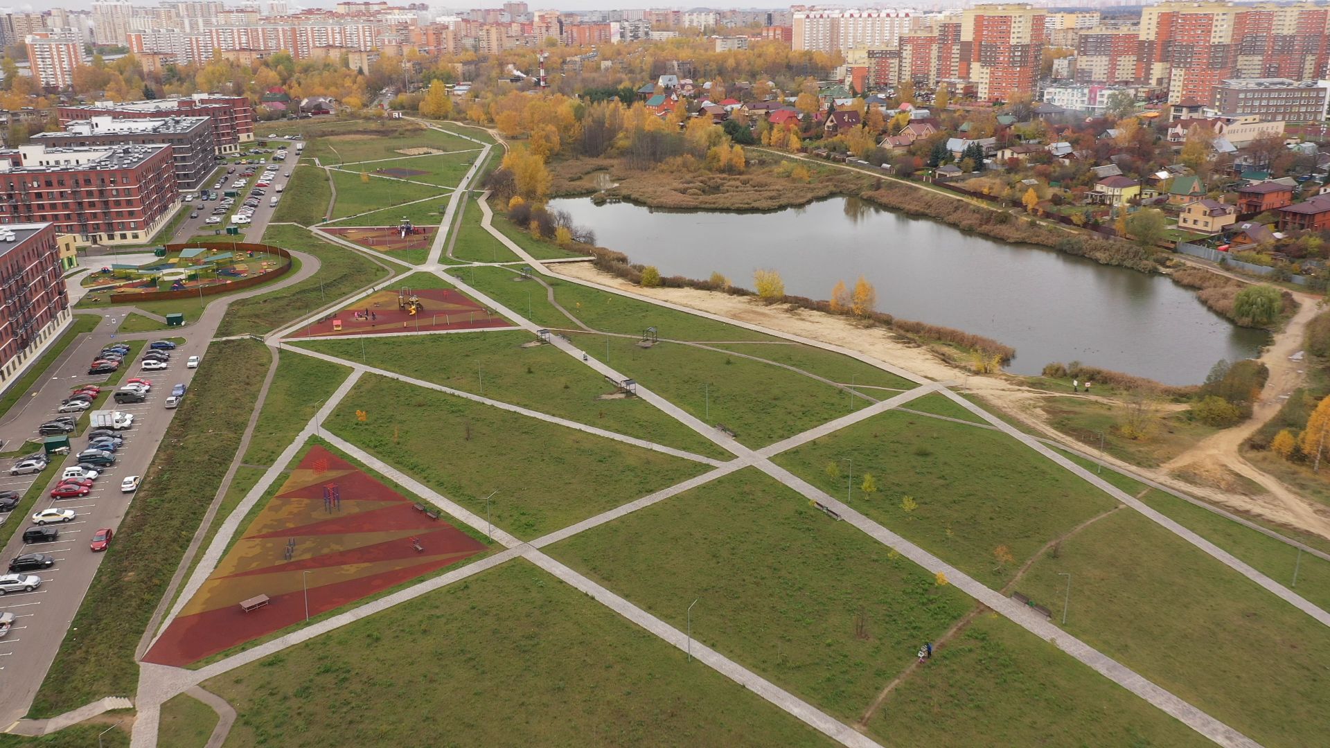 видео с коптера, балашиха, храм, архитектура,