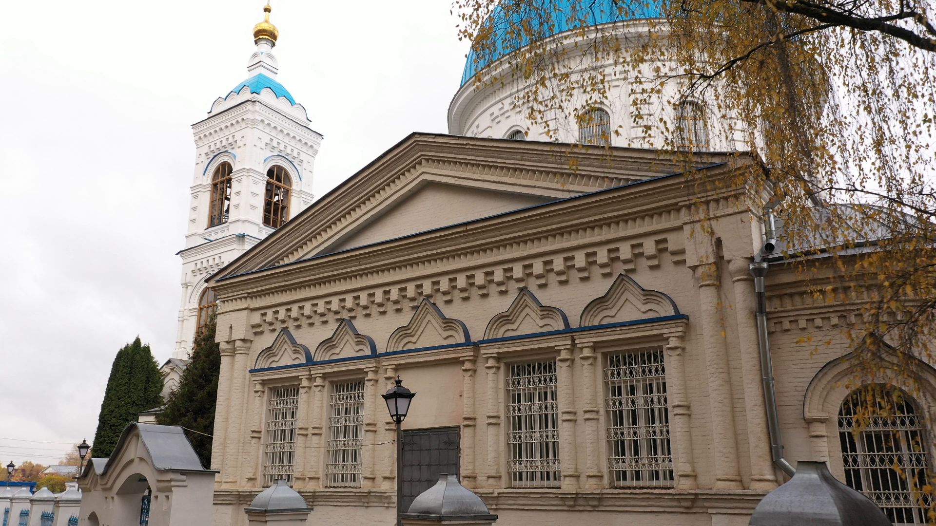 видео с коптера, балашиха, храм, архитектура,