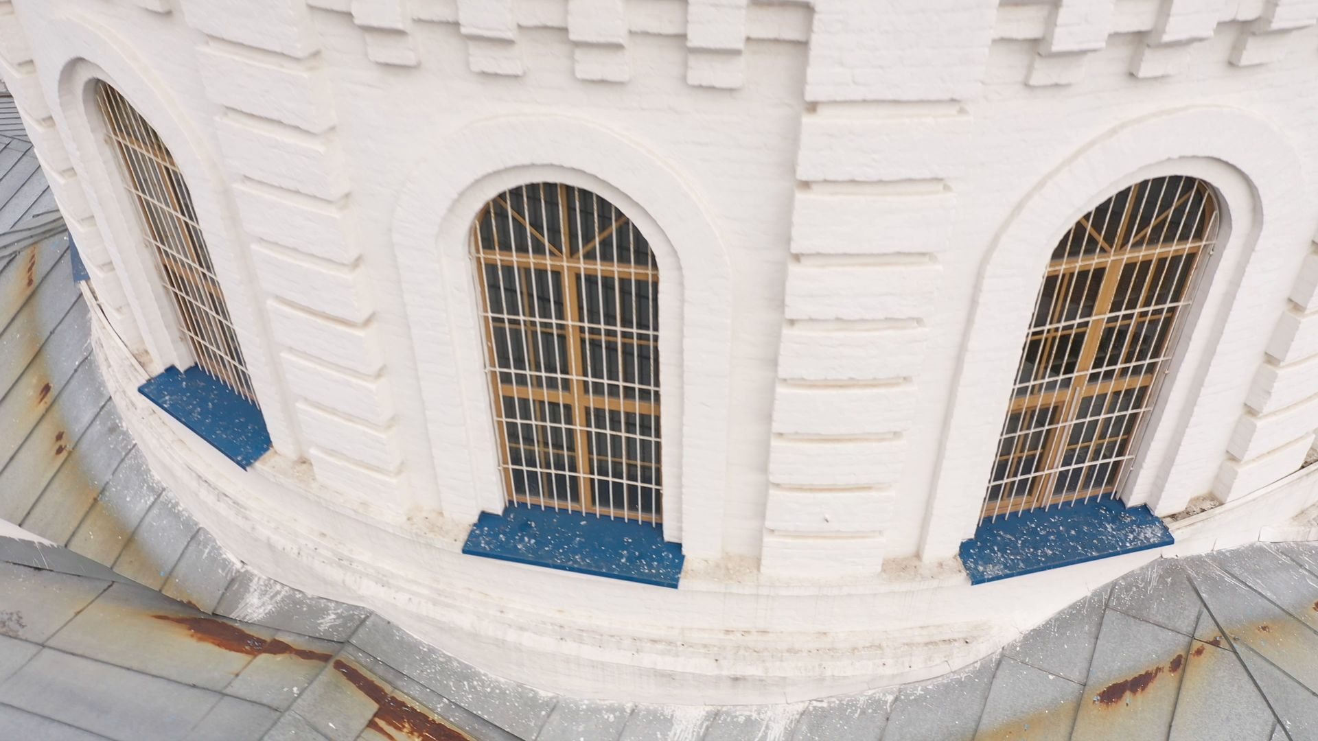 видео с коптера, балашиха, храм, архитектура,