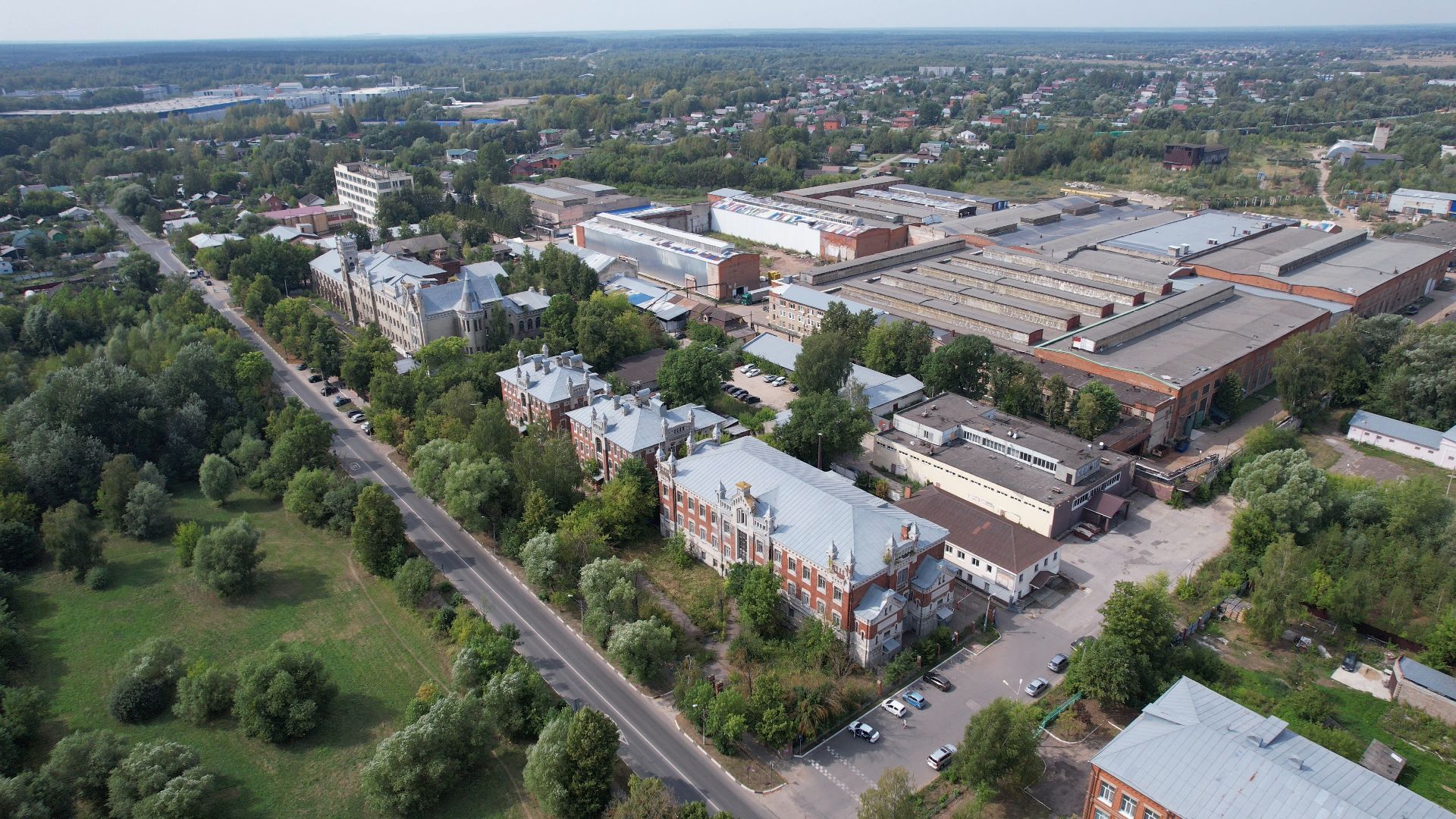 видео с коптера, егорьевск, архитектура,