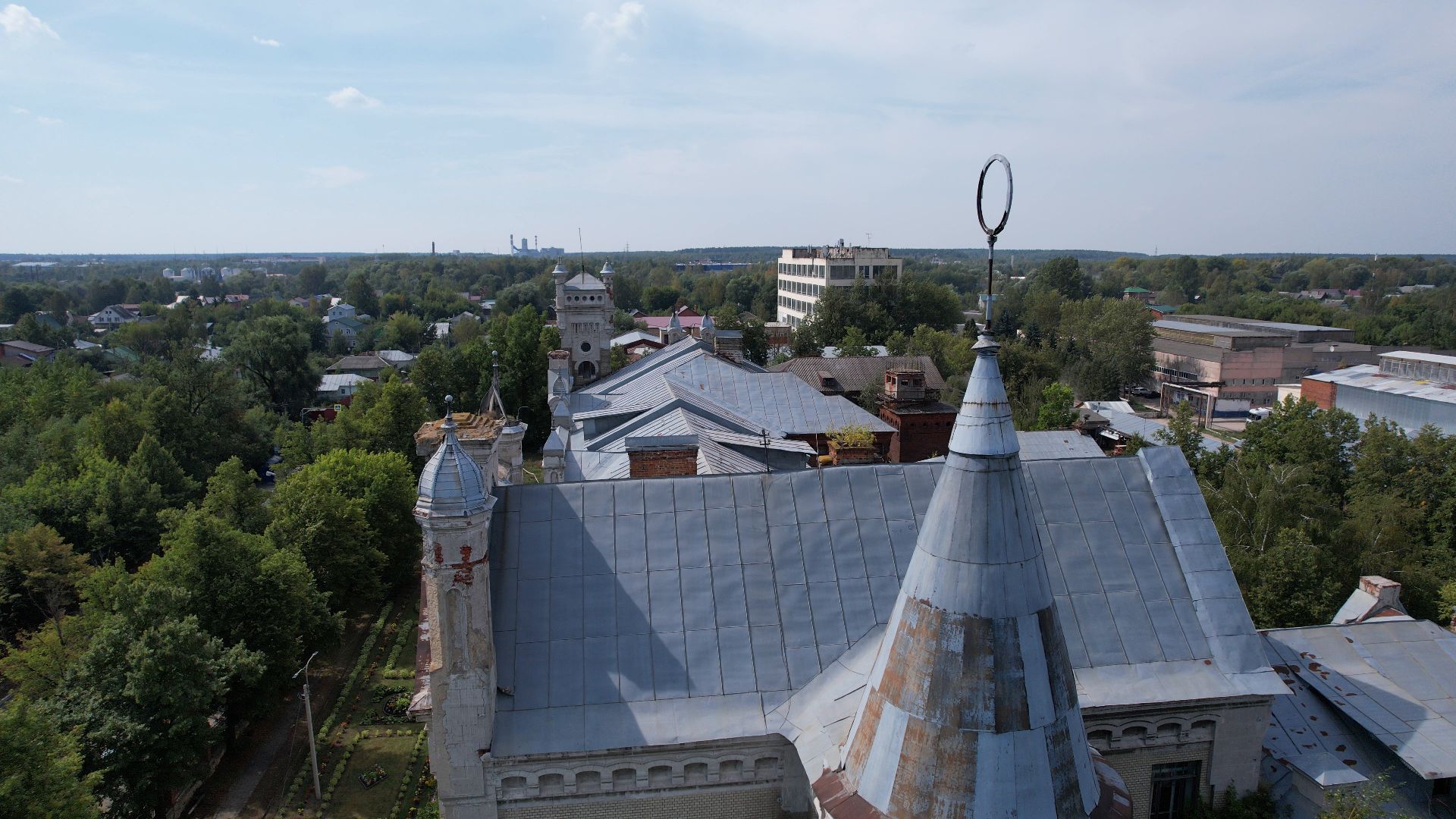 видео с коптера, егорьевск, архитектура,