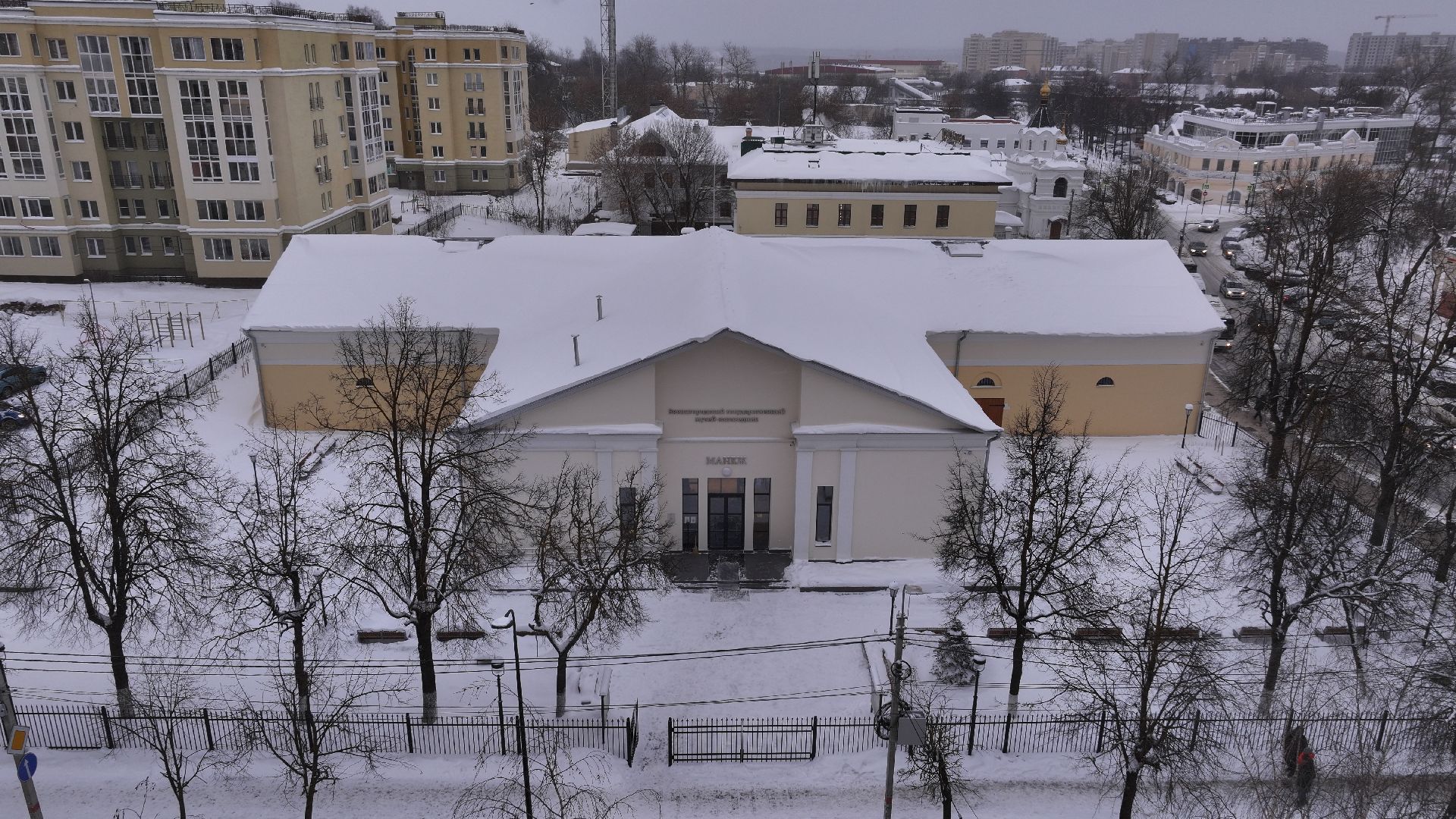 видео с коптера, звенигород, культура, благоустройство,
