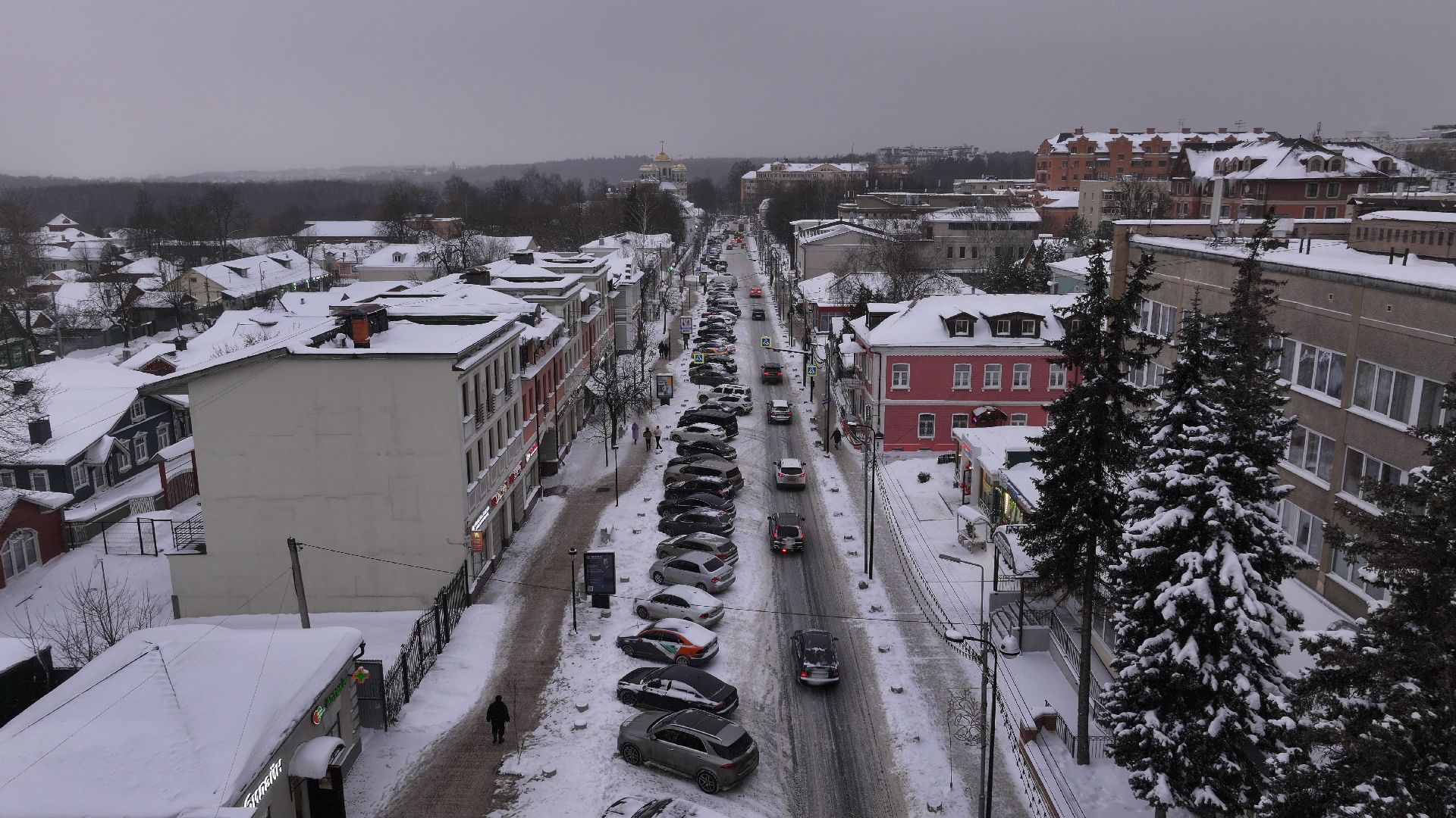 видео с коптера, звенигород, культура, благоустройство,