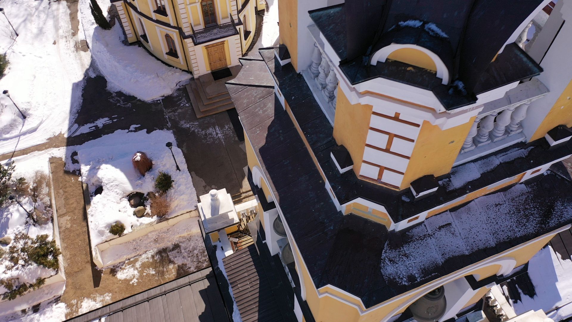 видео с коптера, сергиев посад, монастырь, культура,