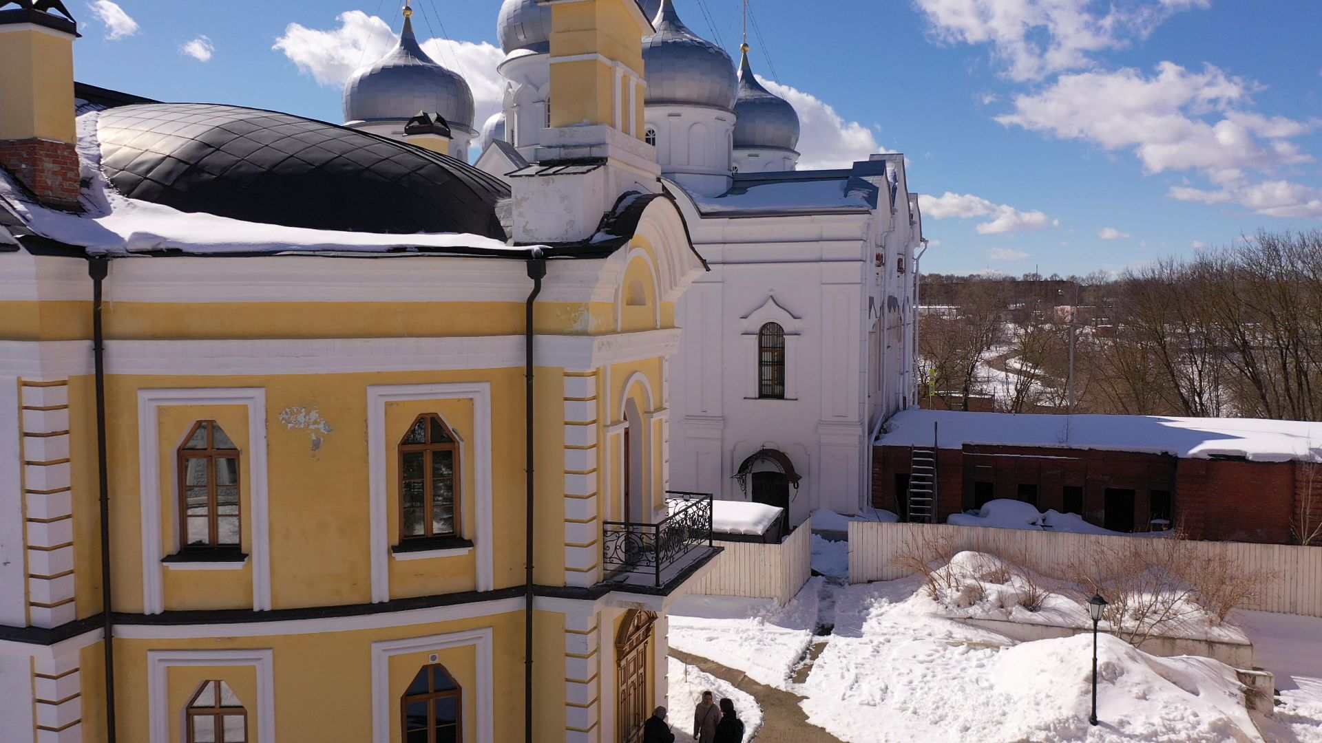 видео с коптера, сергиев посад, монастырь, культура,
