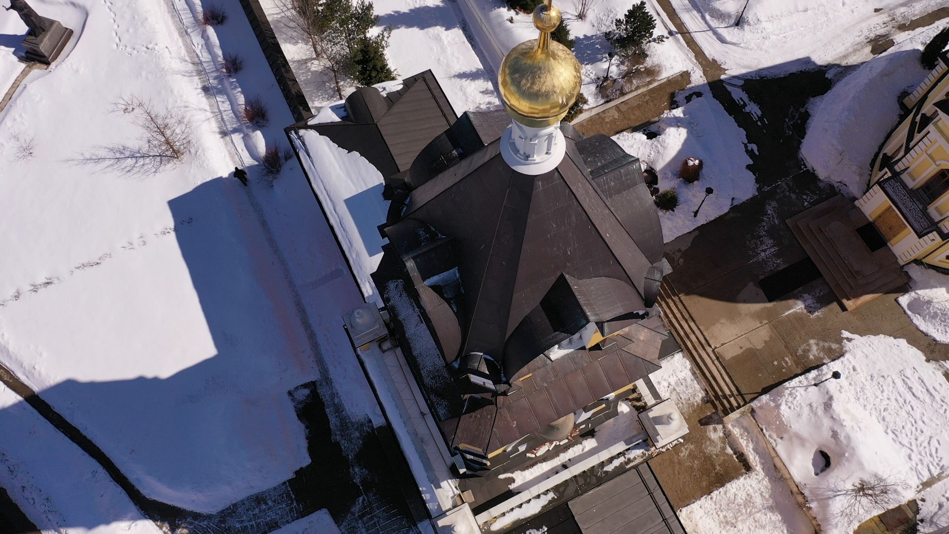 видео с коптера, сергиев посад, монастырь, культура,