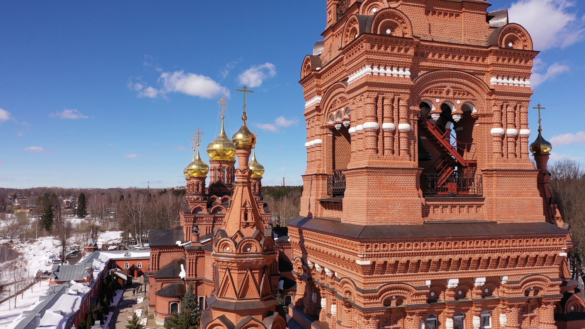 видео с коптера, сергиев посад, города, культура,