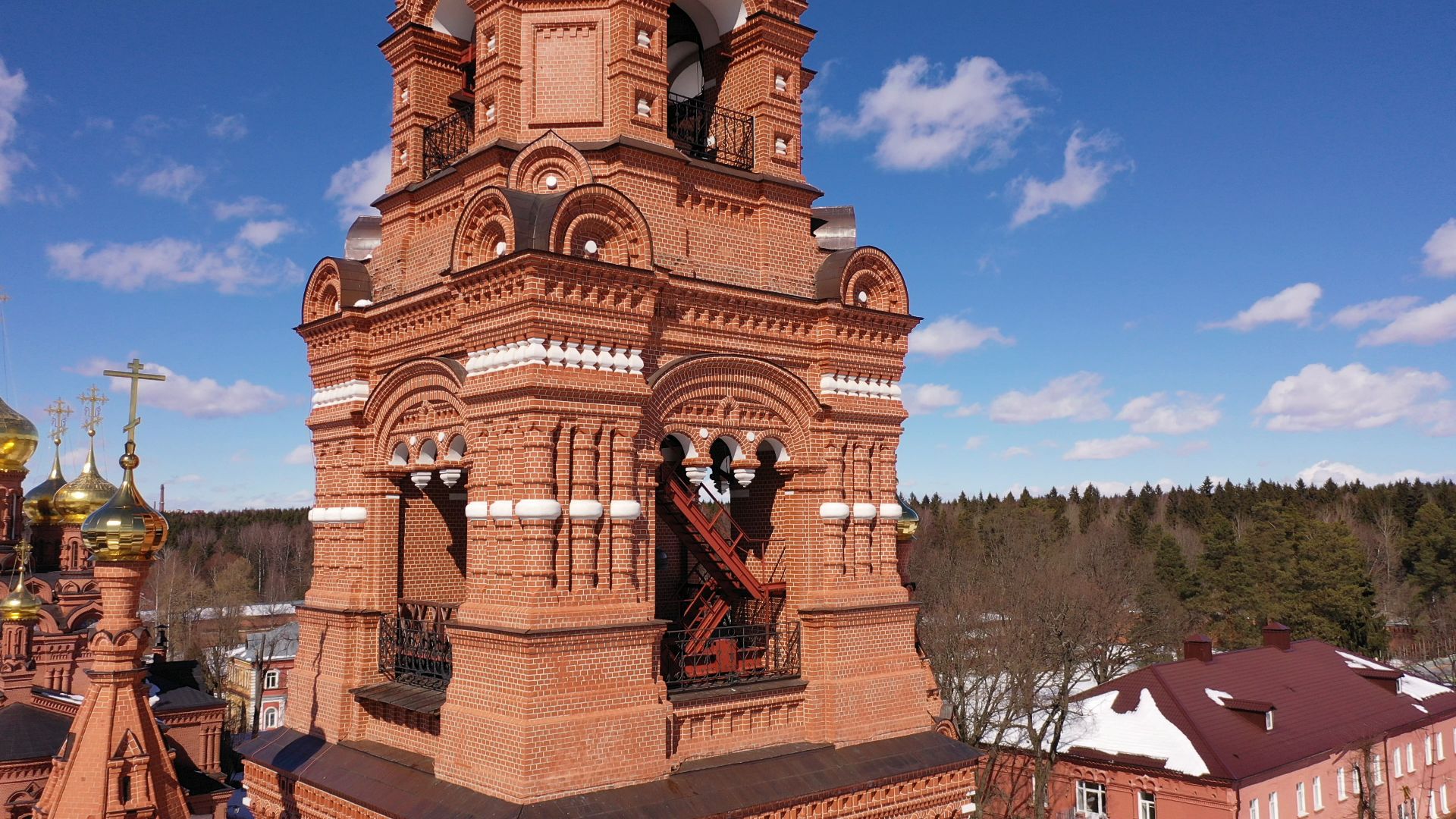видео с коптера, сергиев посад, города, культура,