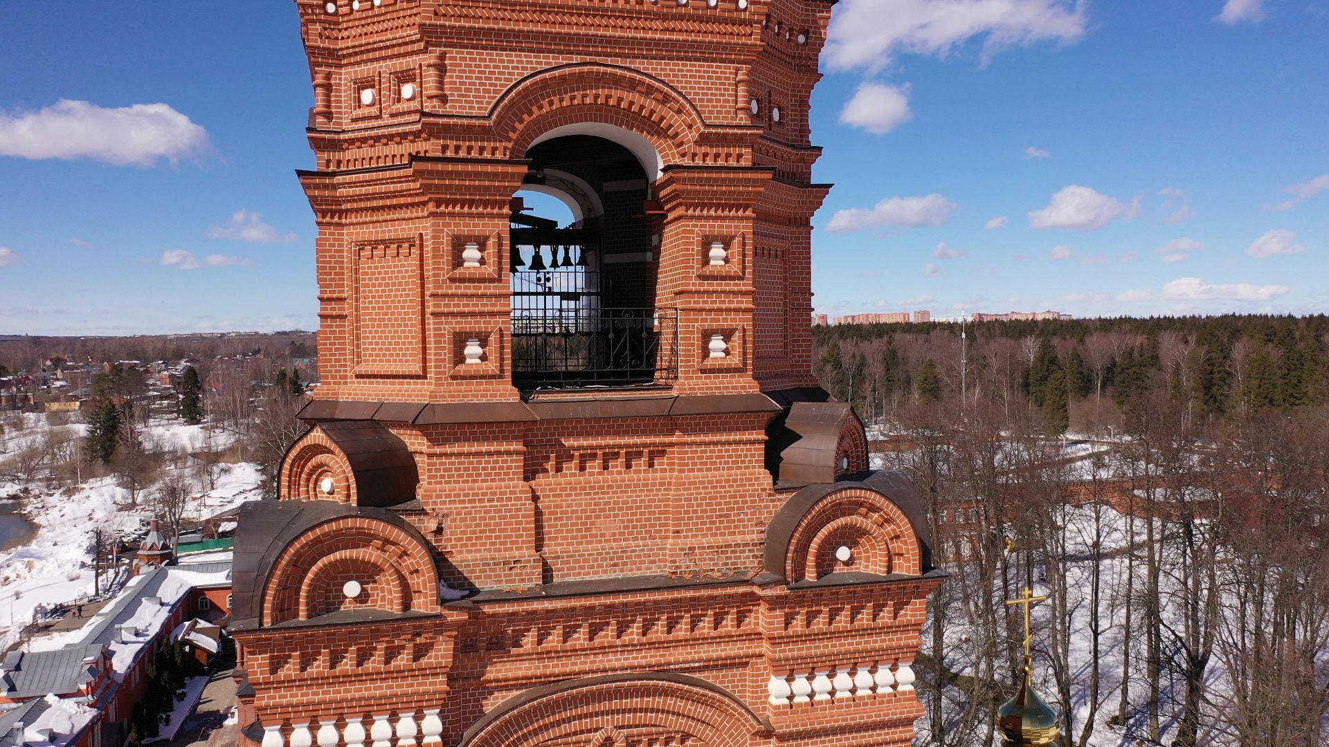 видео с коптера, сергиев посад, города, культура,