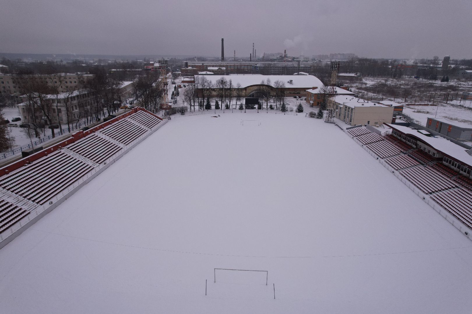 видео с коптера, щёлково, строительство, спорт,