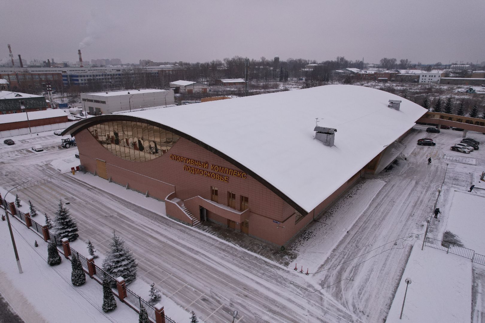 видео с коптера, щёлково, строительство, спорт,