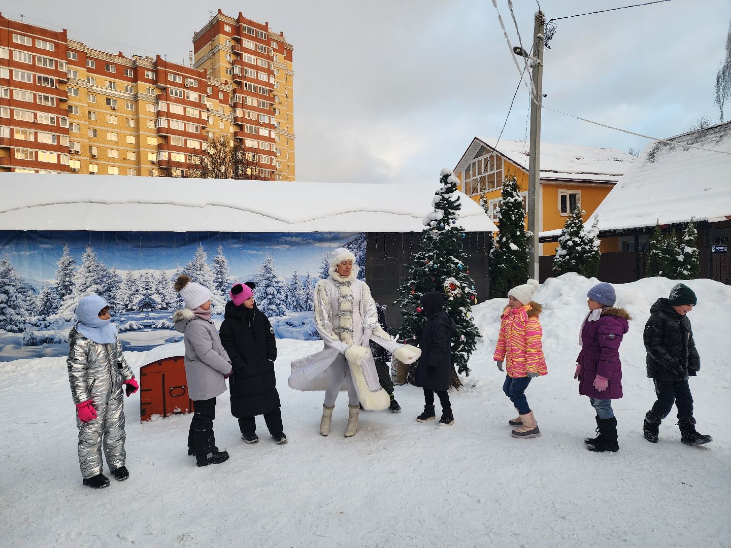 пушкино, рождество, дети, программа, веселые старты, спектакль,