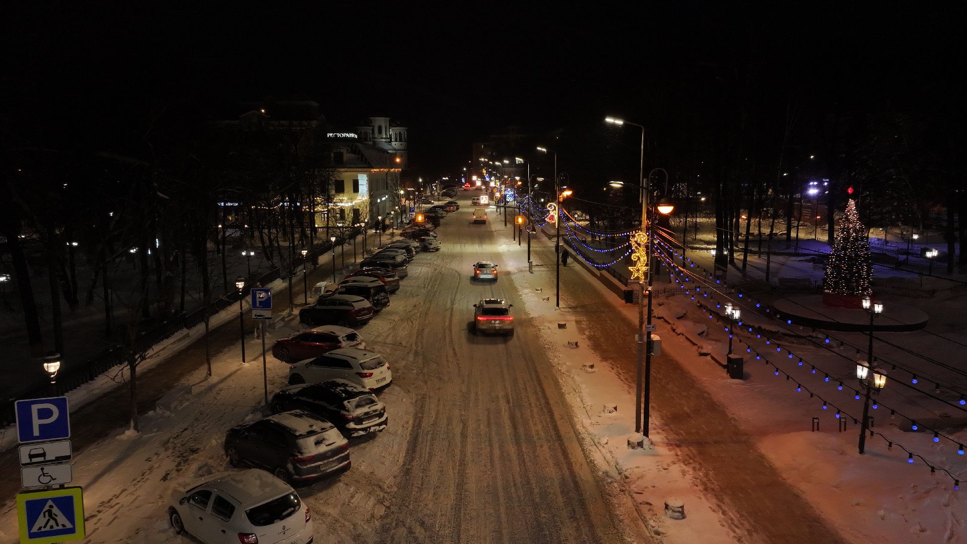 видео с коптера, звенигород, благоустройство,