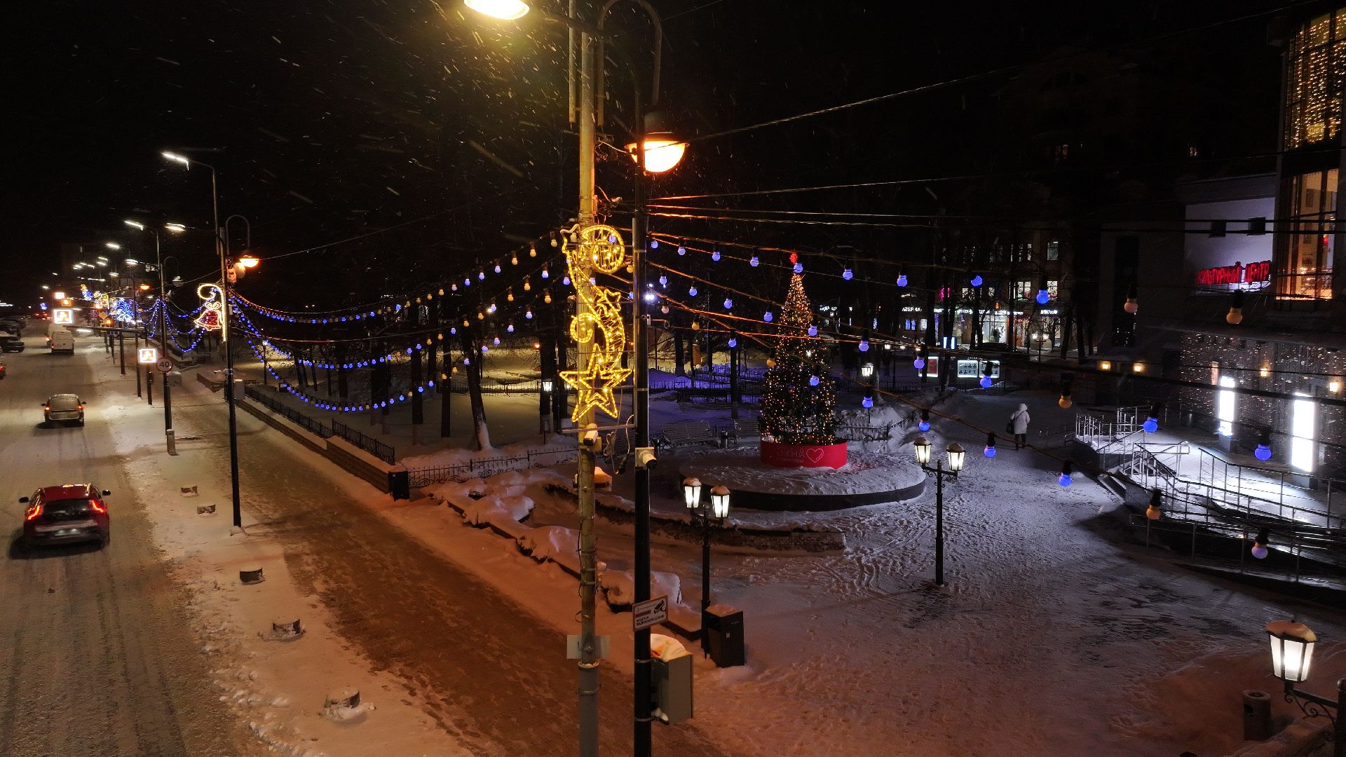 видео с коптера, звенигород, благоустройство,