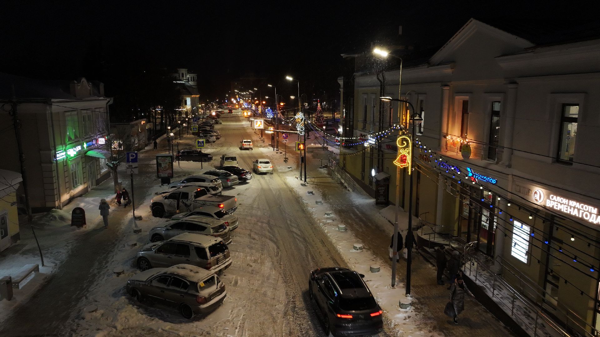 видео с коптера, звенигород, благоустройство,