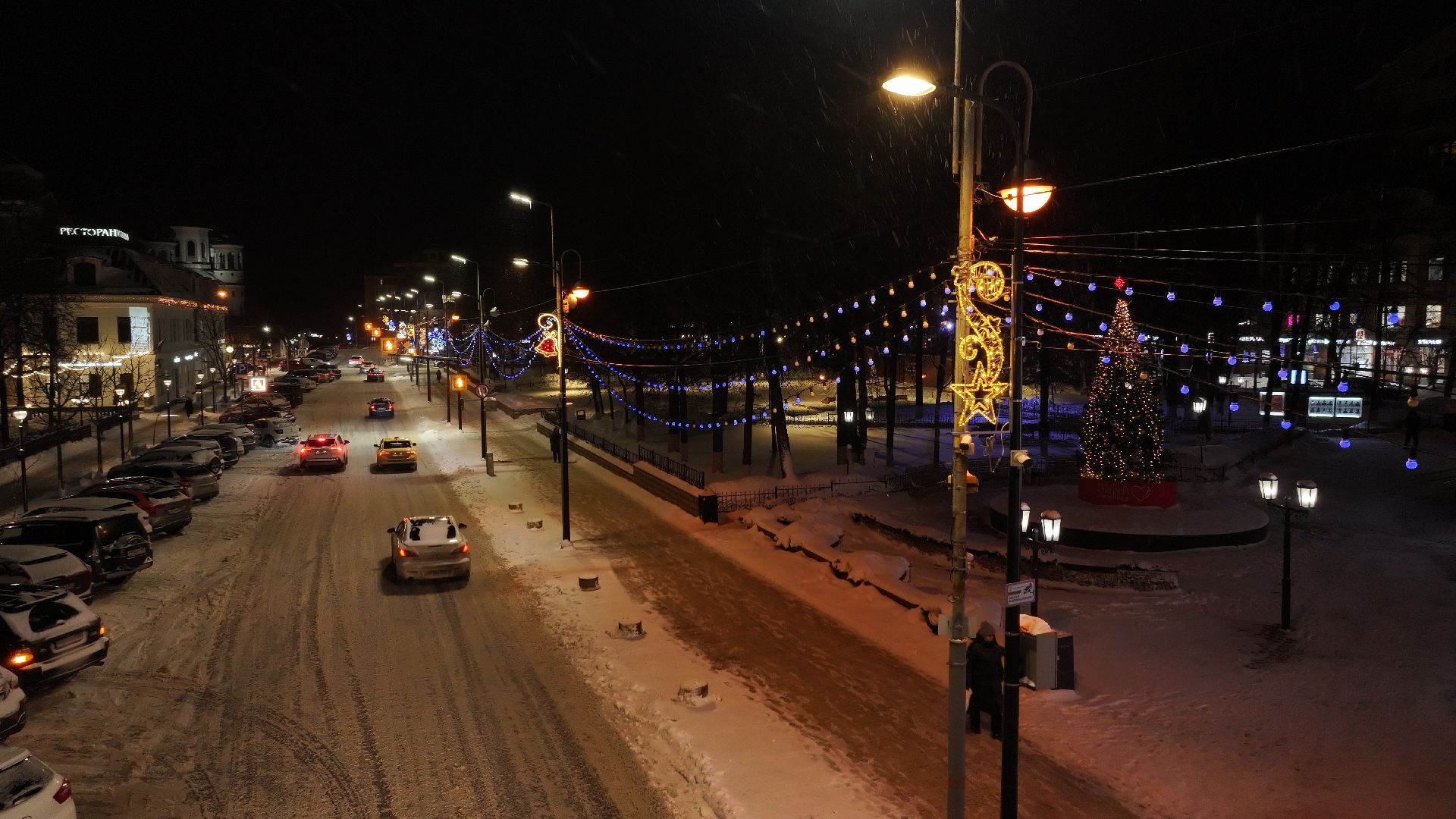 видео с коптера, звенигород, благоустройство,