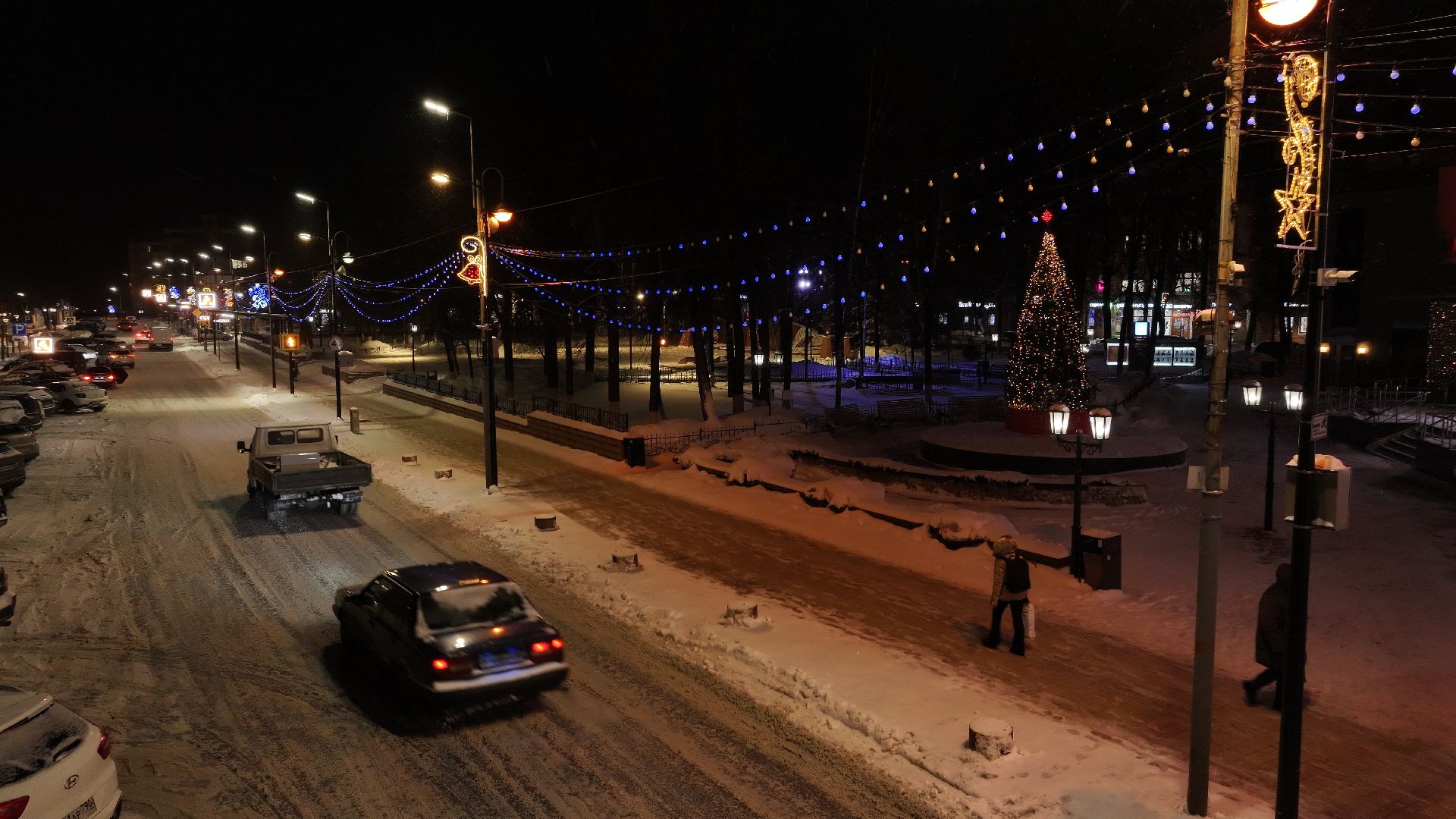 видео с коптера, звенигород, благоустройство,