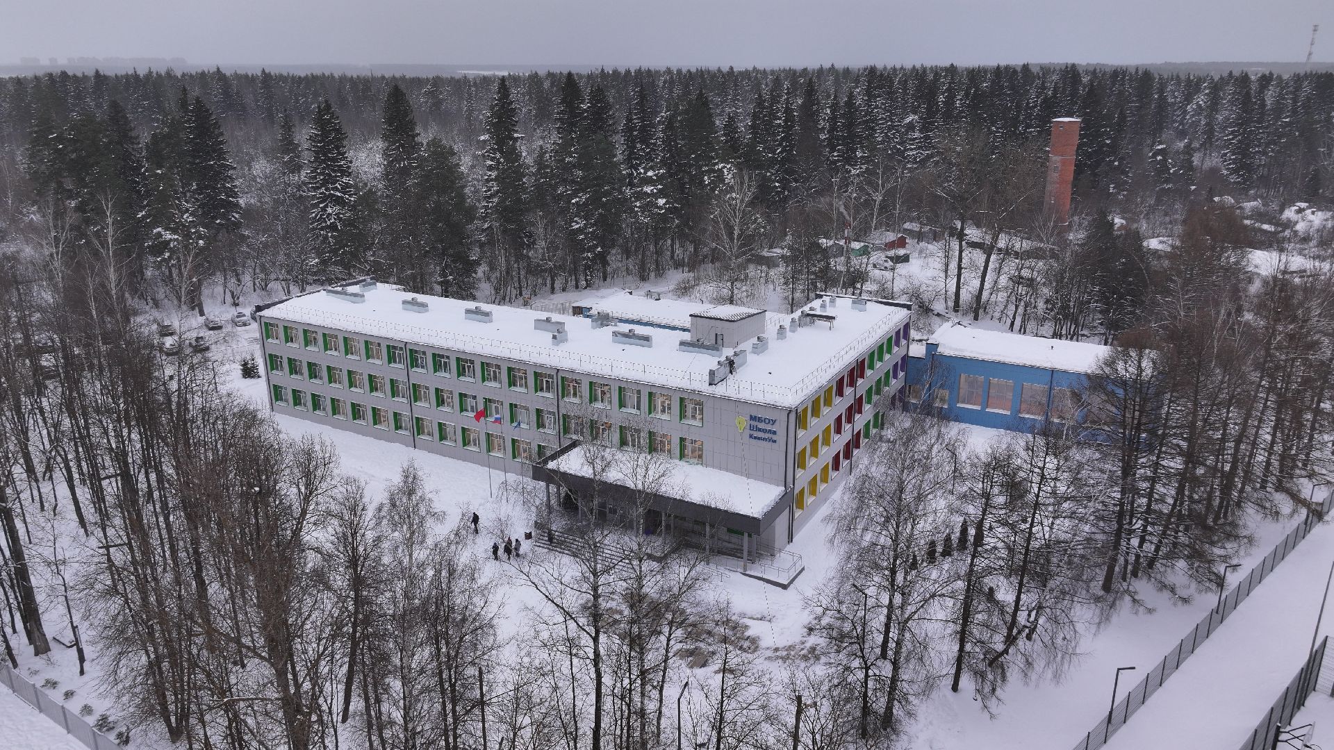 видео с коптера, звенигород, образование, благоустройство,