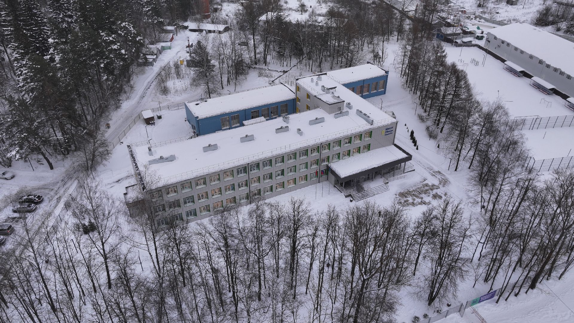 видео с коптера, звенигород, образование, благоустройство,