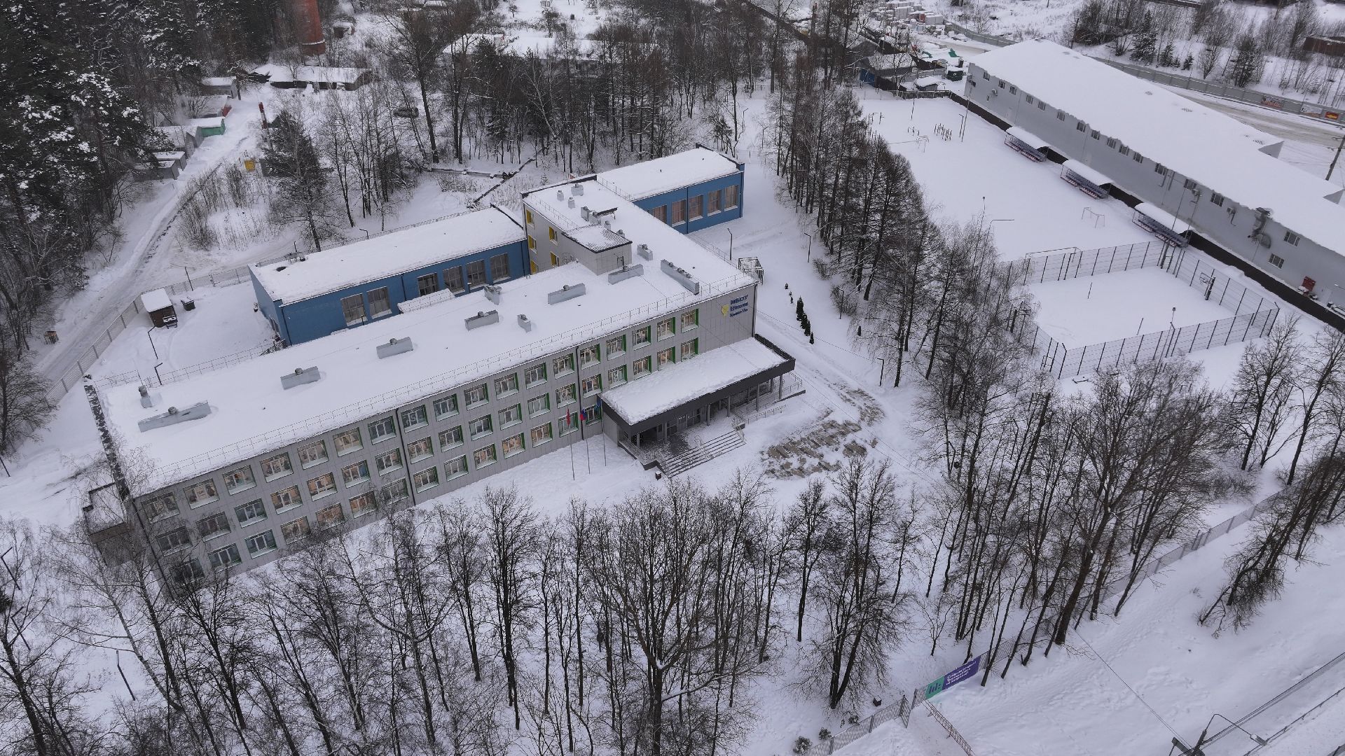 видео с коптера, звенигород, образование, благоустройство,