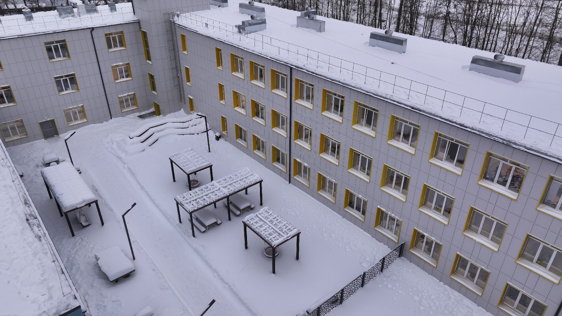 видео с коптера, звенигород, образование, благоустройство,