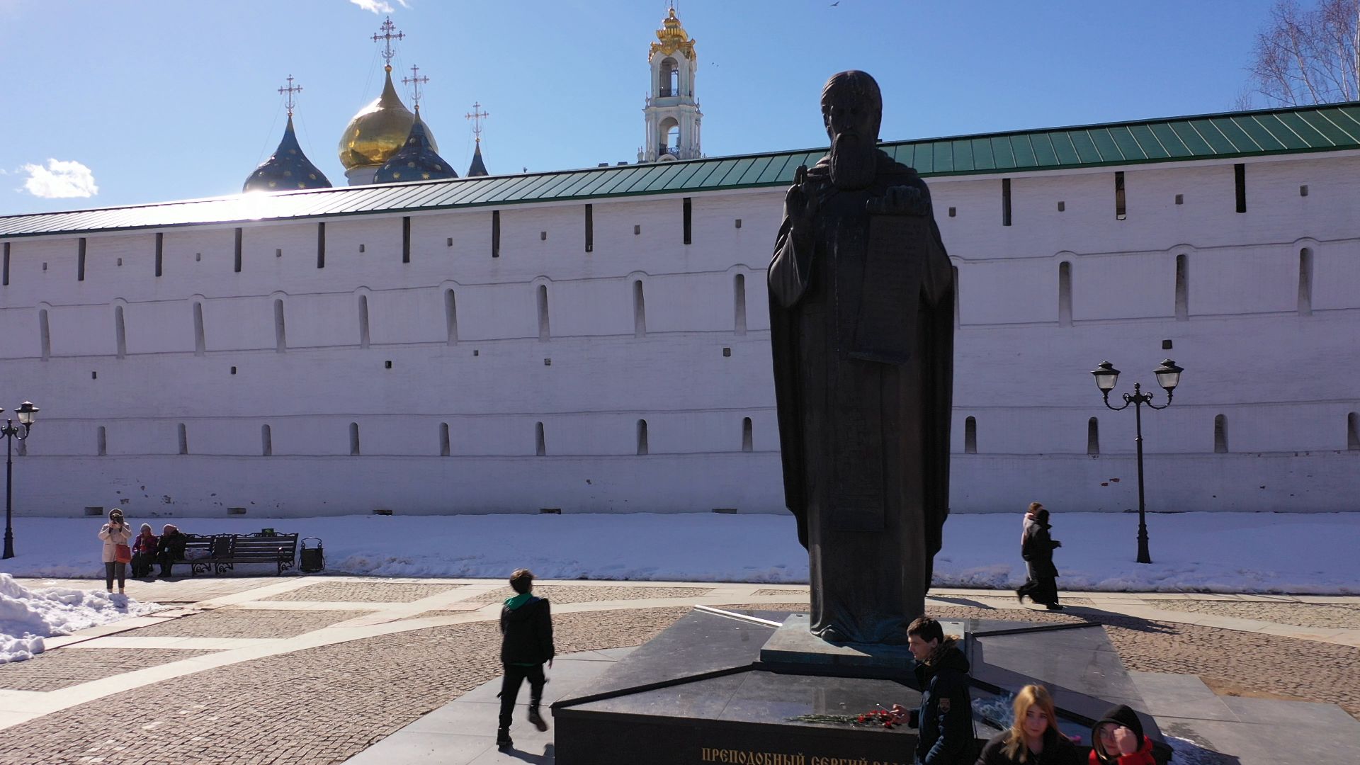 видео с коптера, архитектура, сергиев посад,