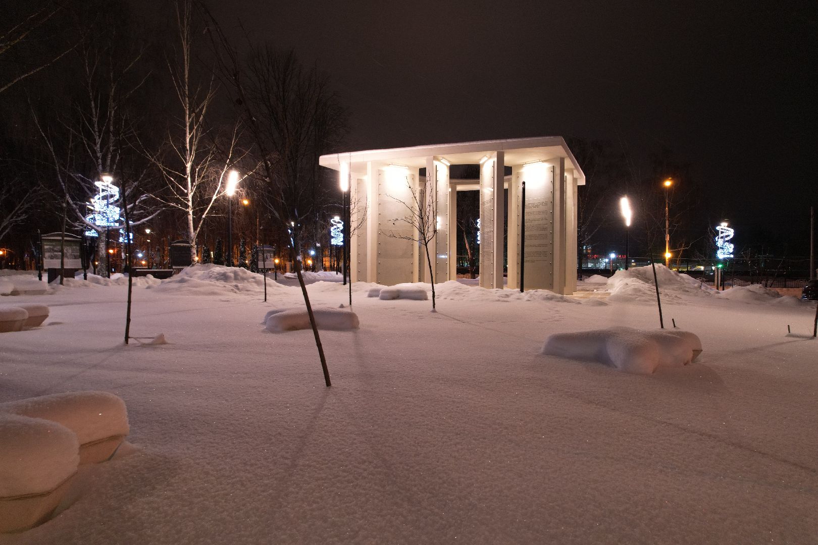видео с коптера, сергиев посад, благоустройство, зима в подмосковье,