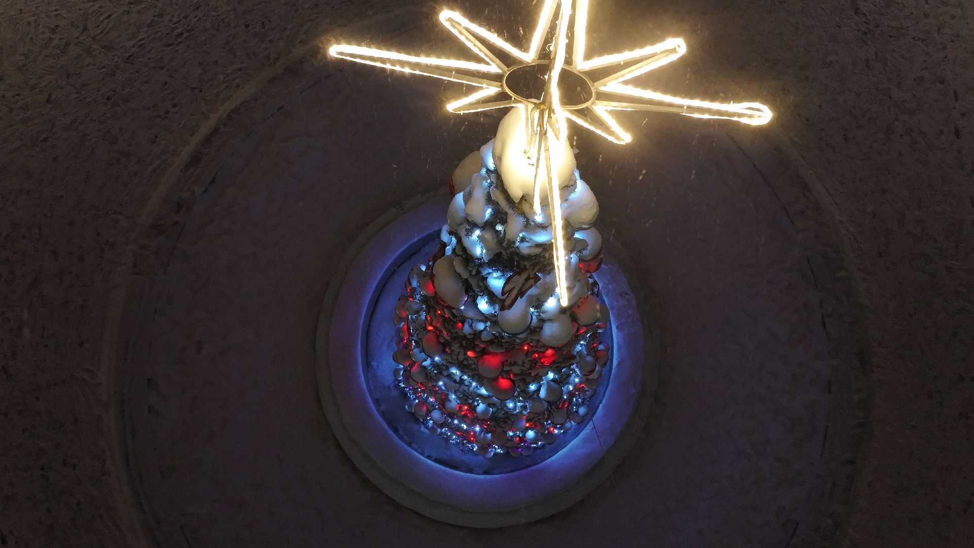 химки, видео с коптера, зима в подмосковье, благоустройство,