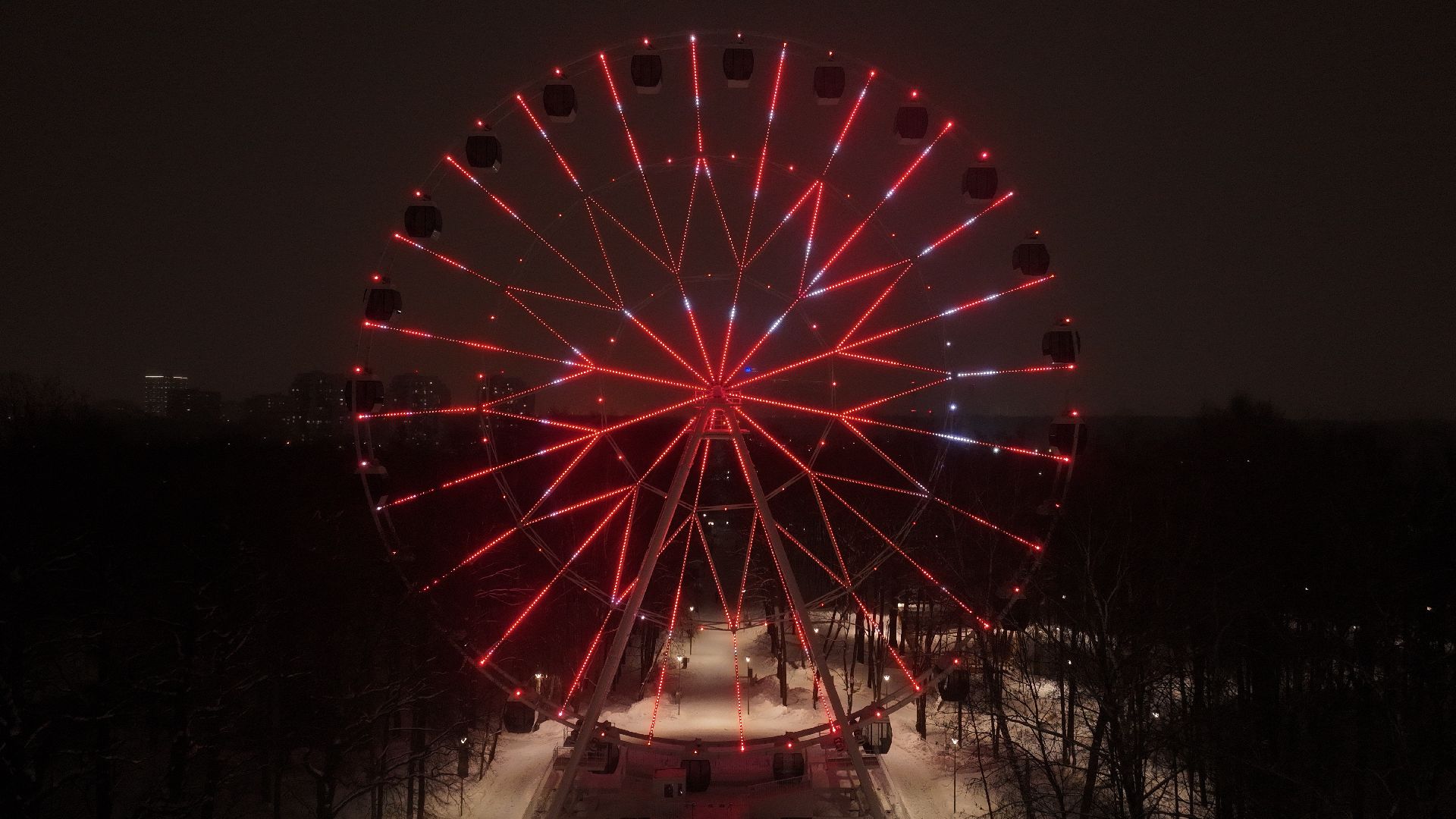 химки, видео с коптера, зима в подмосковье, благоустройство,