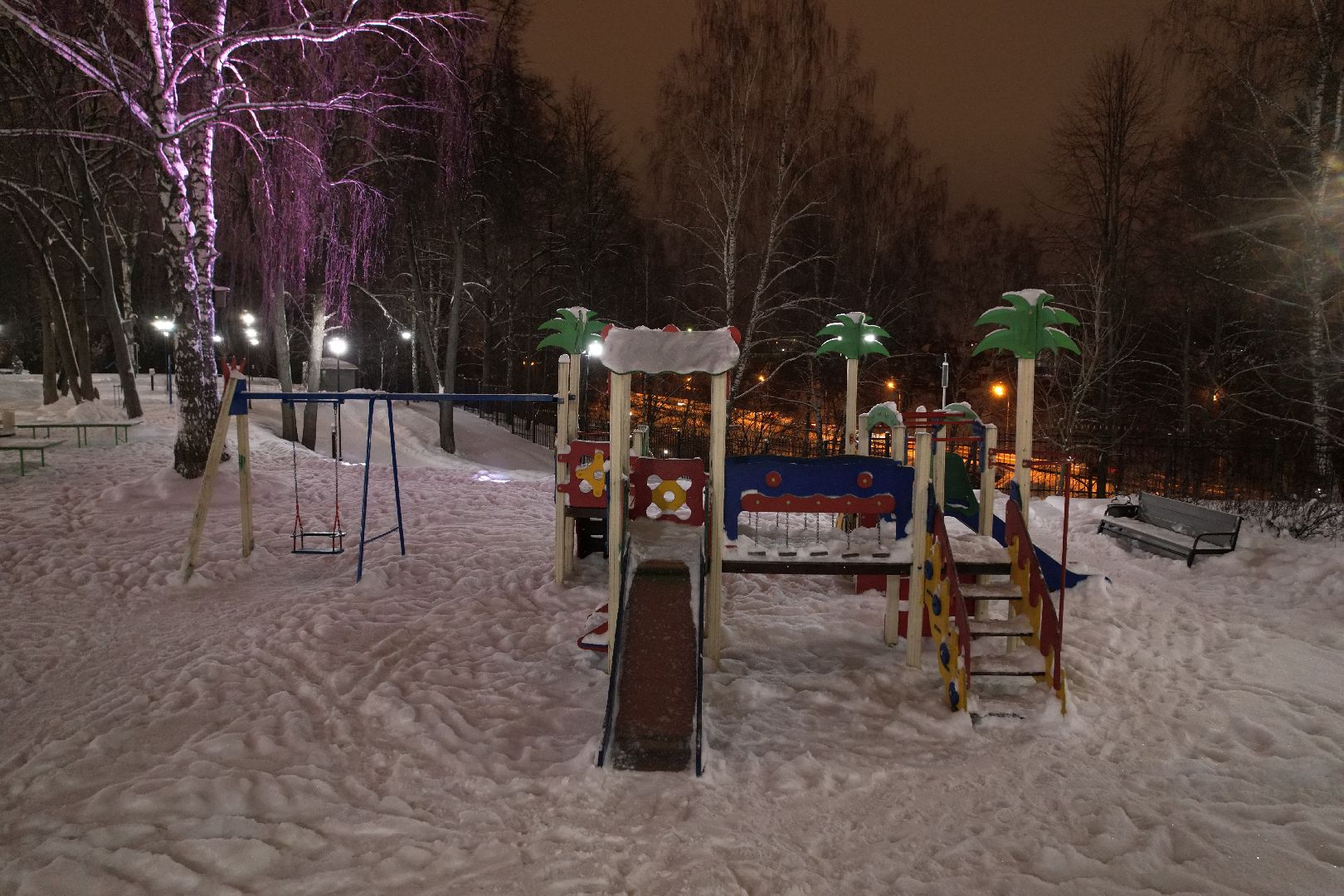 видео с коптера, хотьково, сергиев посад, благоустройство, зима в подмосковье,