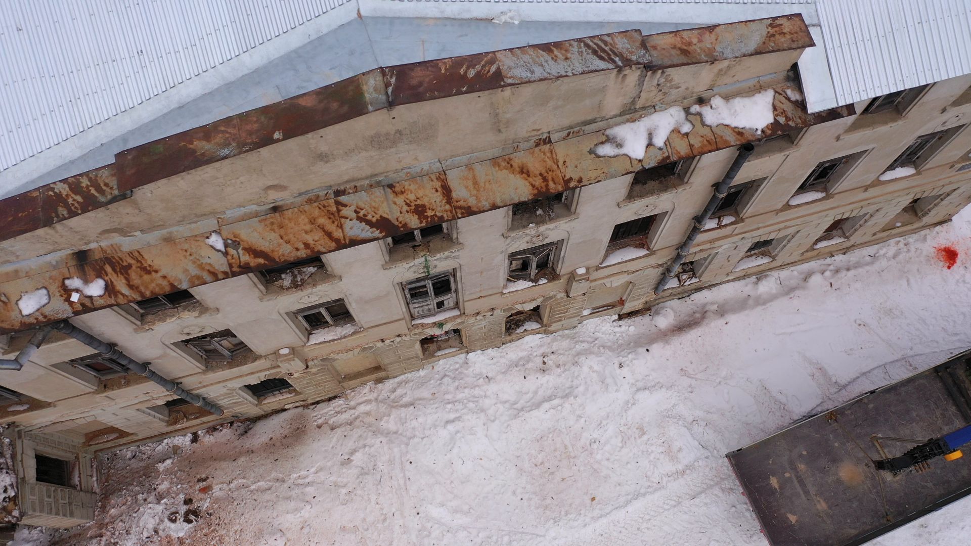 видео с коптера, пущино, усадьба, реставрация,