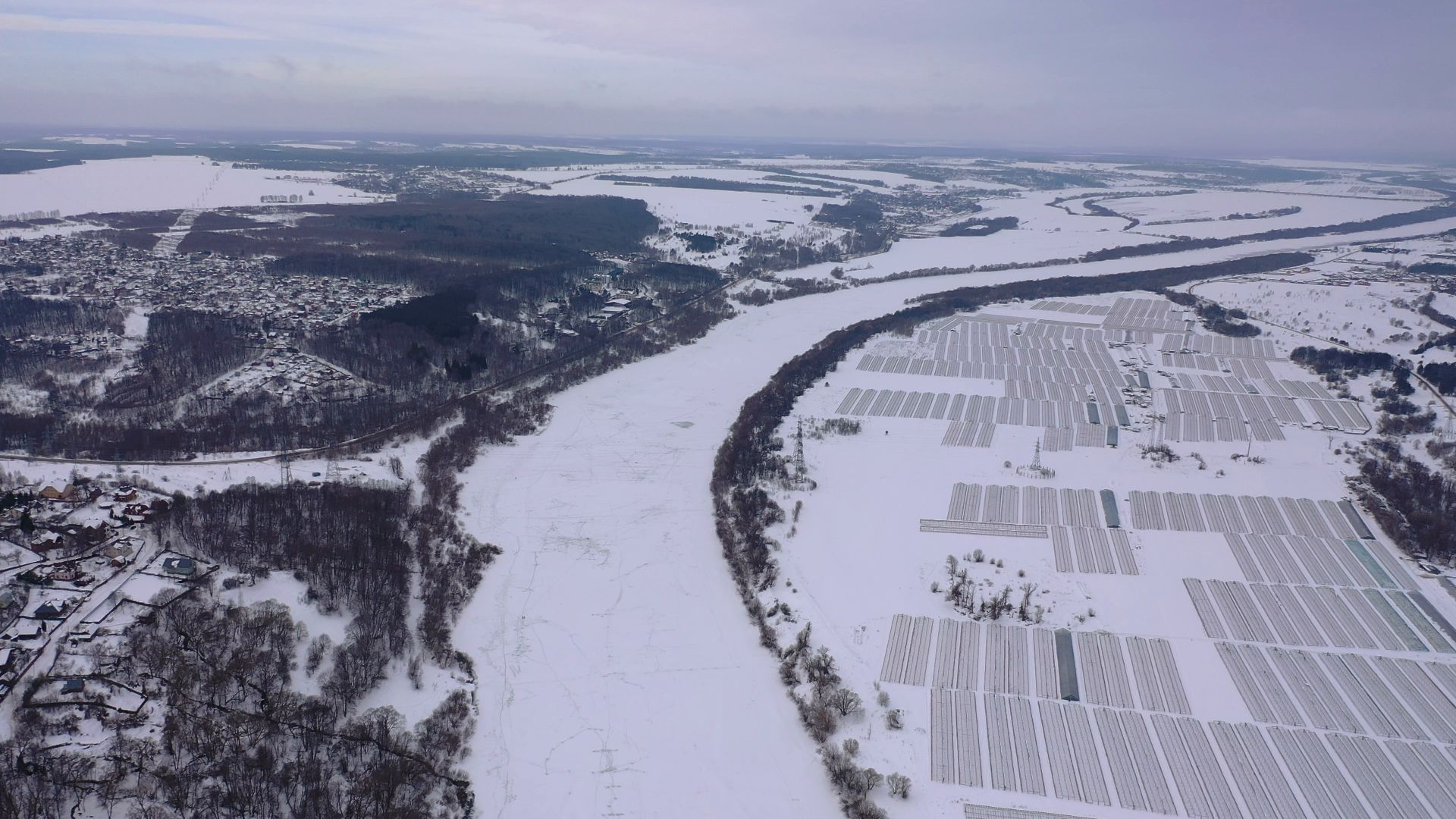 видео с коптера, пущино, усадьба, реставрация,