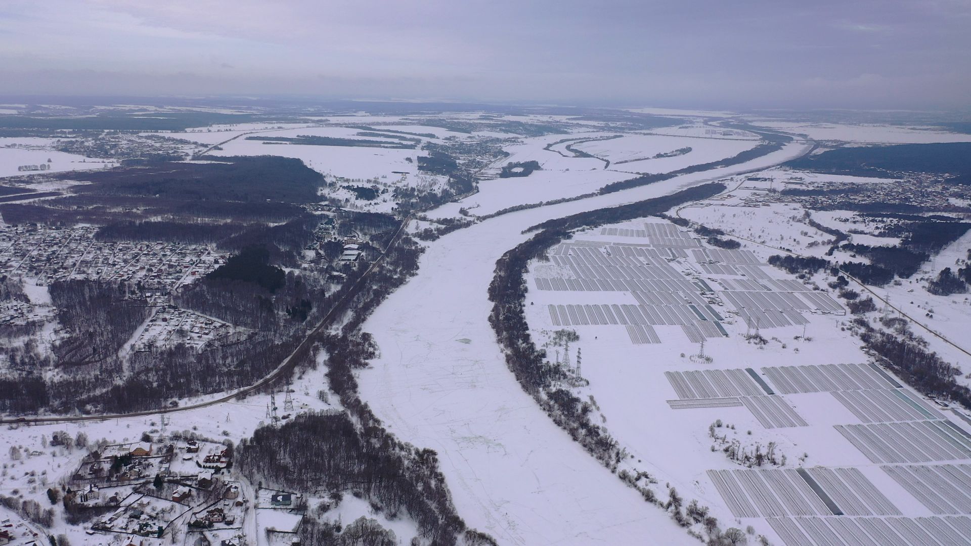 видео с коптера, пущино, усадьба, реставрация,