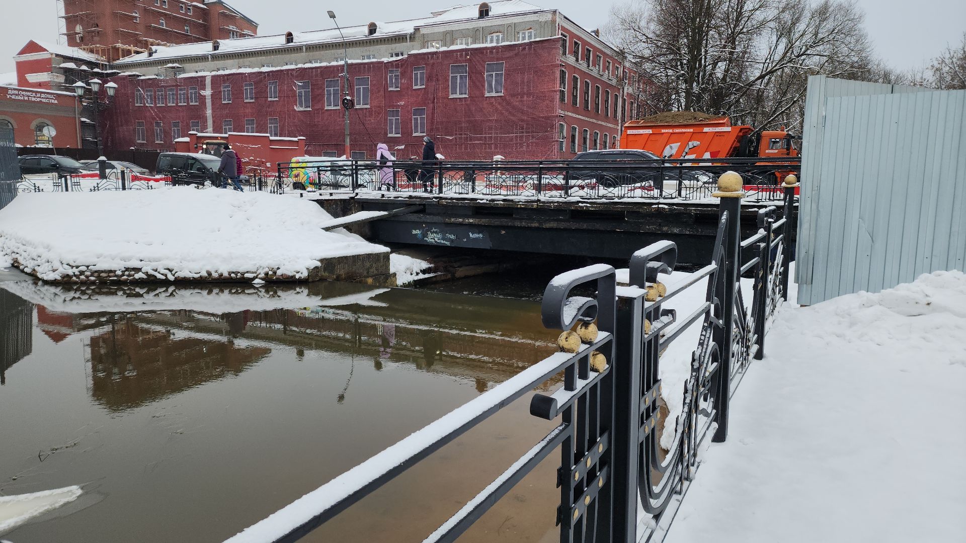 ногинск, мост, безопасность, безопасность дорожного движения, черноголовка, река, строительство, строительство дорог, строительство моста,
