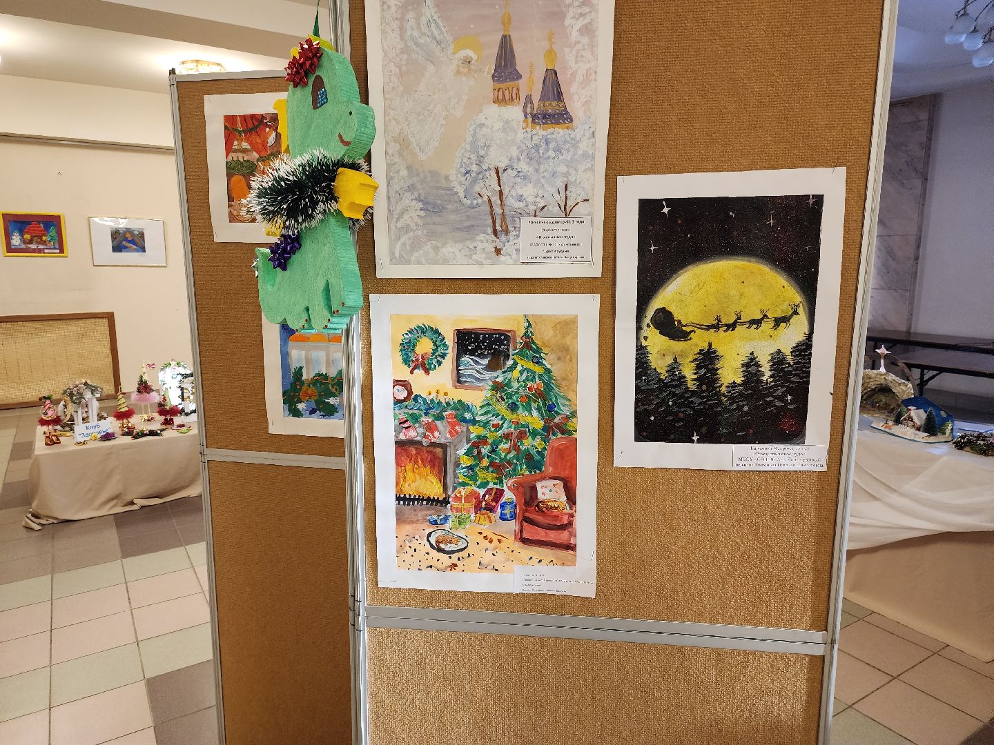 Догопрудный, новый год, рождество, дк вперед, выставка, рождественское чудо, поделки, детское творчество,