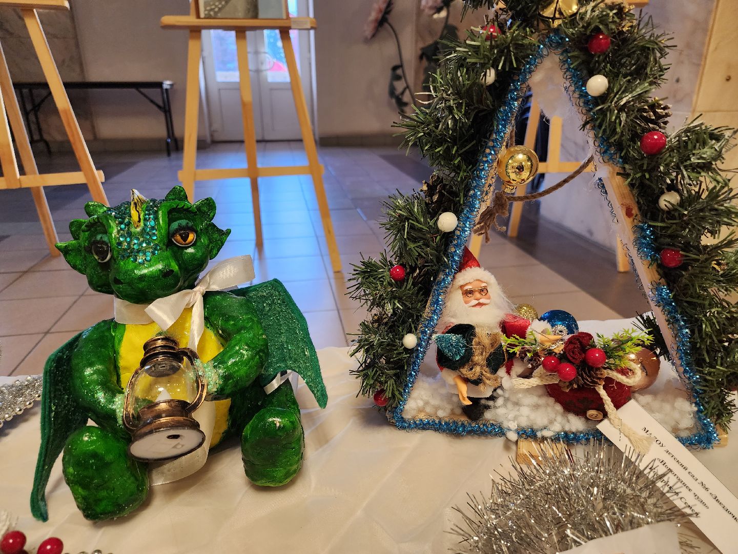 Догопрудный, новый год, рождество, дк вперед, выставка, рождественское чудо, поделки, детское творчество,