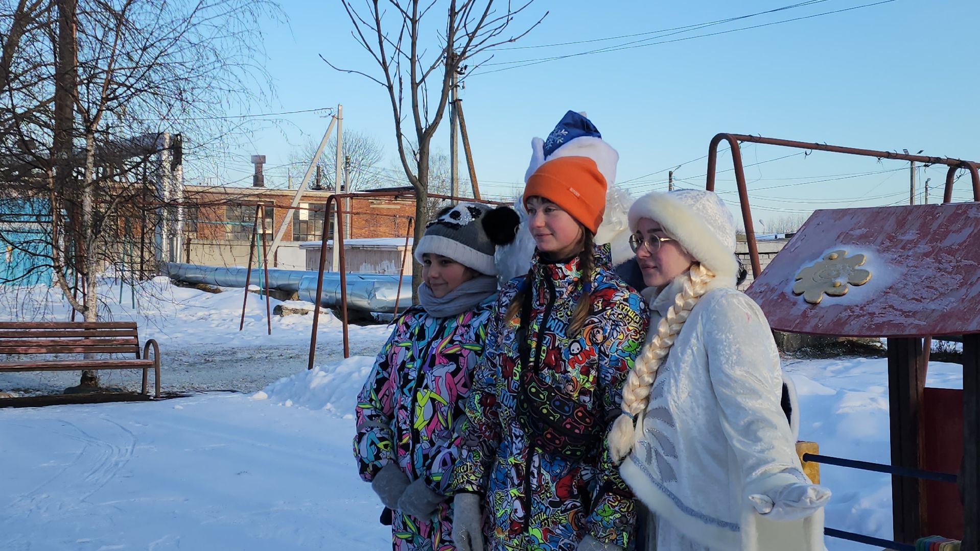 Дети, Праздник, Городской округ Павловский Посад, Деревня, Кузнецы, Дед Мороз,