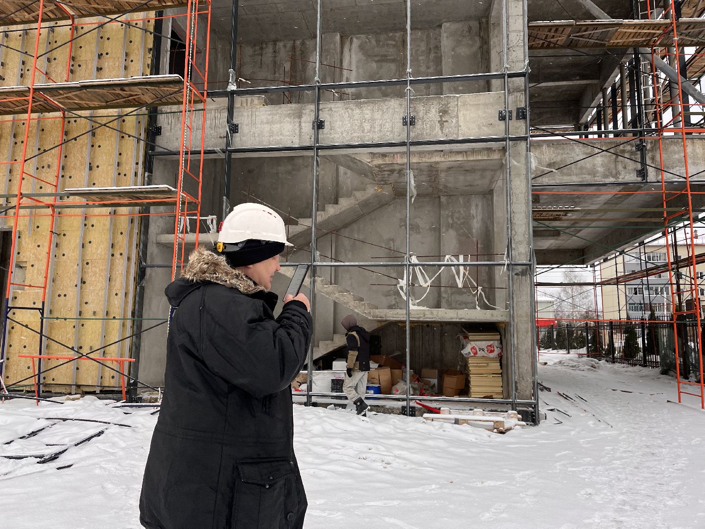 шаховская, строительство, стройка,